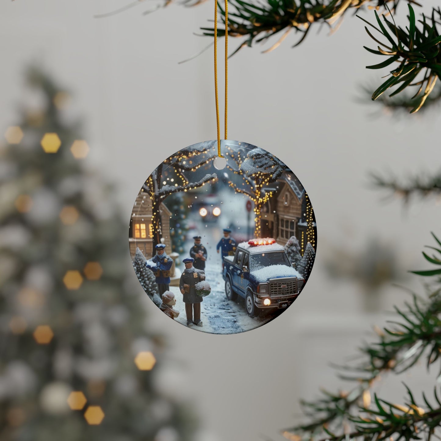 On Patrol Ornament