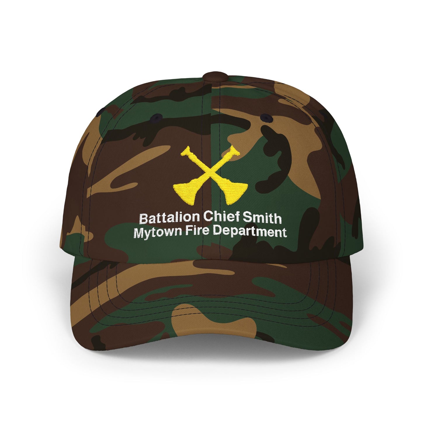 Custom 2 Crossed Bugles Baseball Cap