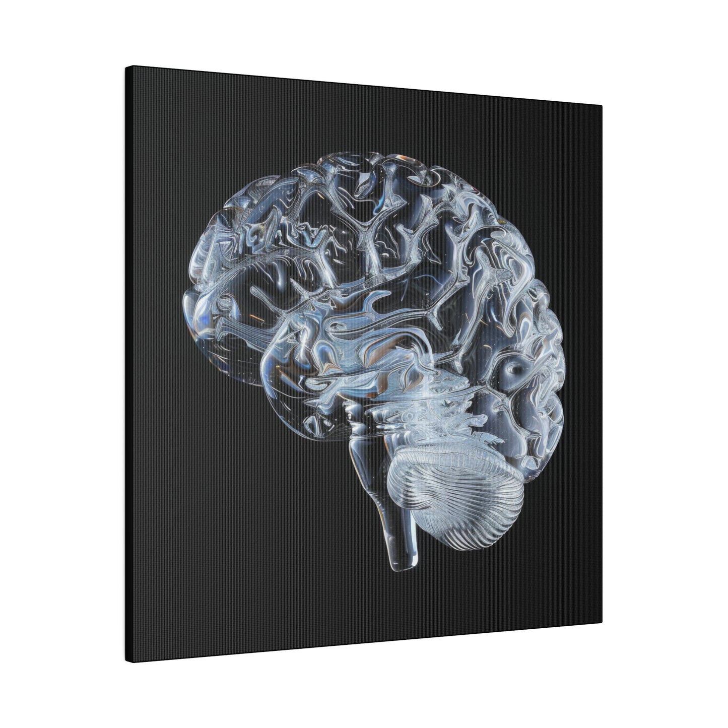 Matte Canvas - Glass Brain