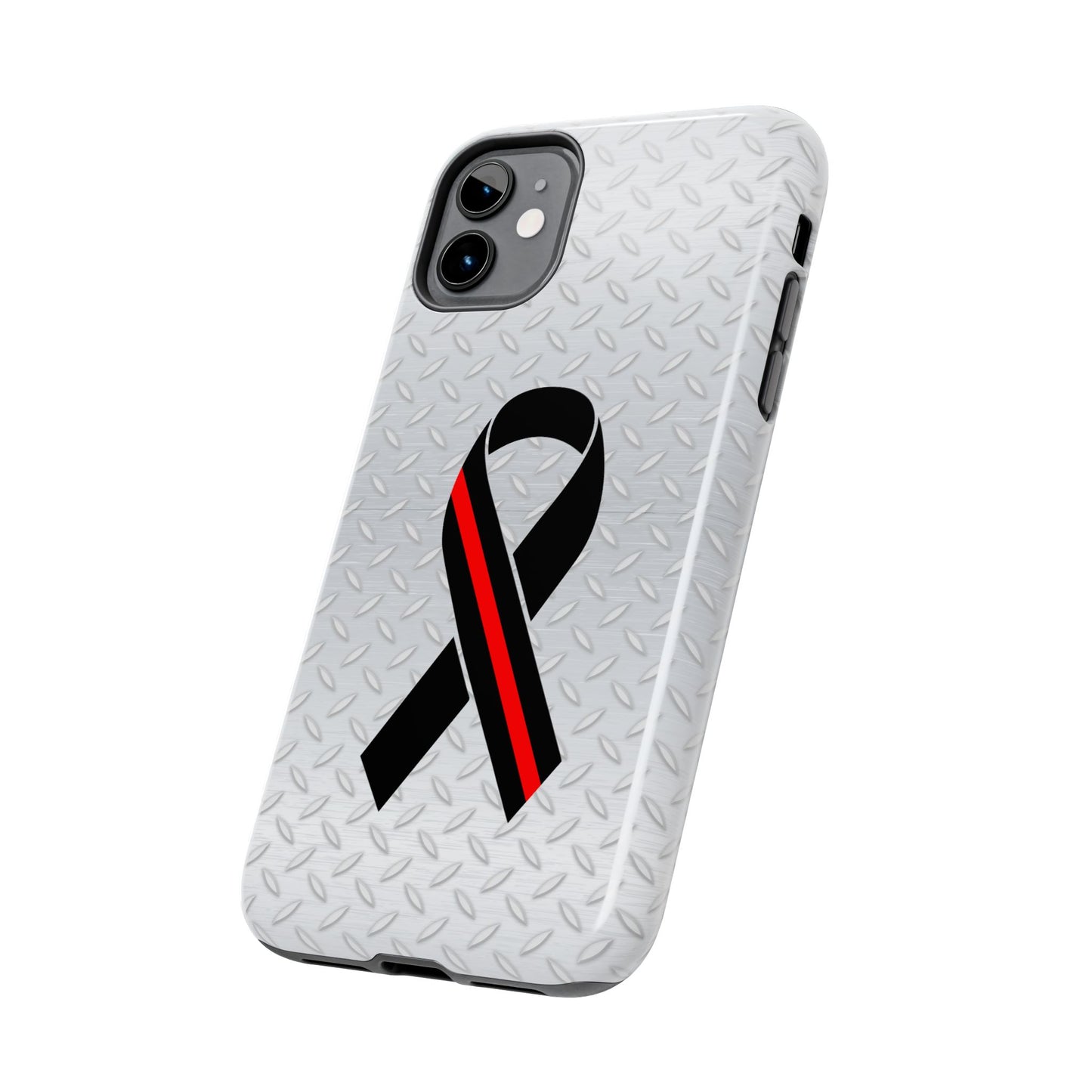 Red Line Ribbon Tough Phone Cases