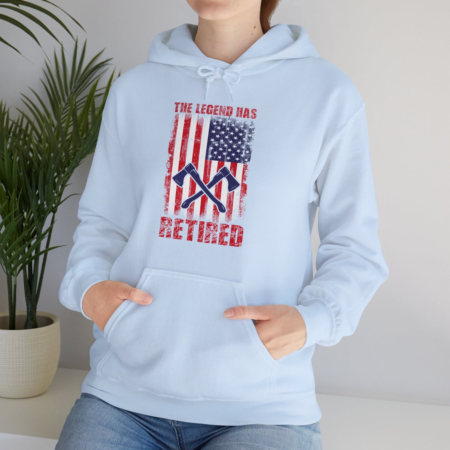 The Legend Has Retired Firefighter Hoodie