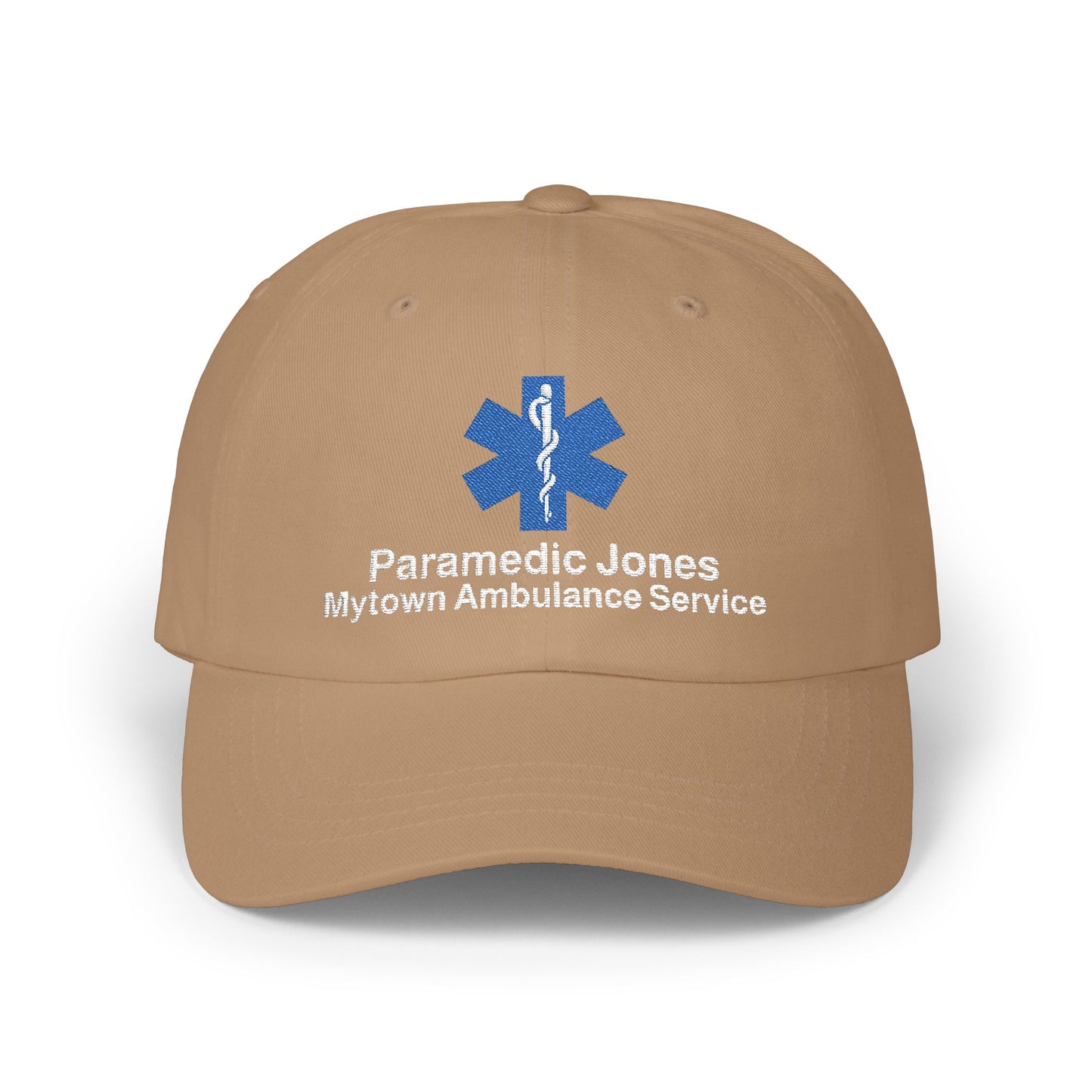 Custom Star of Life Baseball Cap