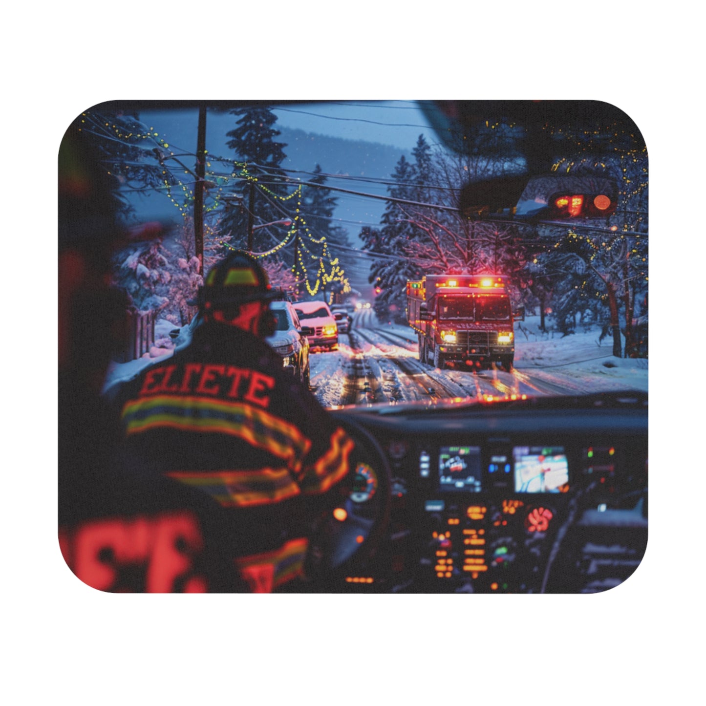 Fire Response Mouse Pad