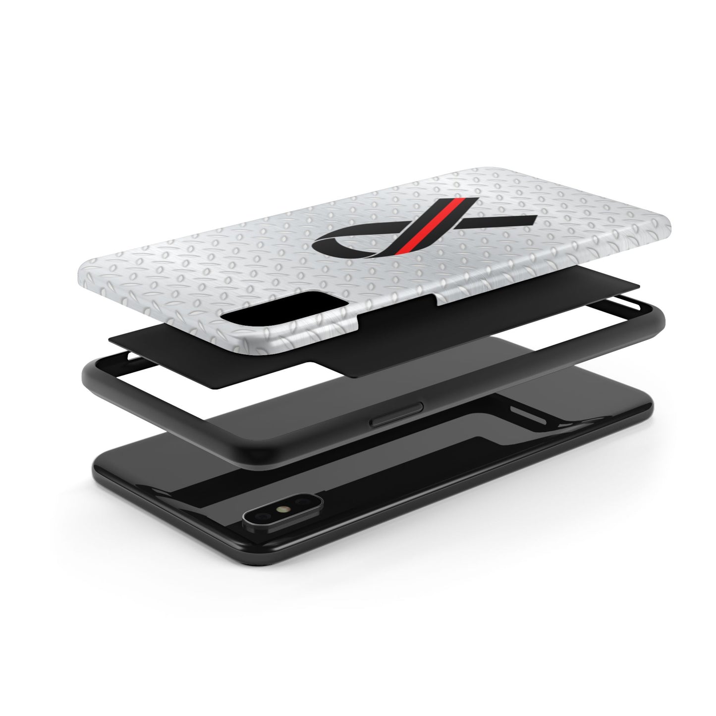 Red Line Ribbon Tough Phone Cases