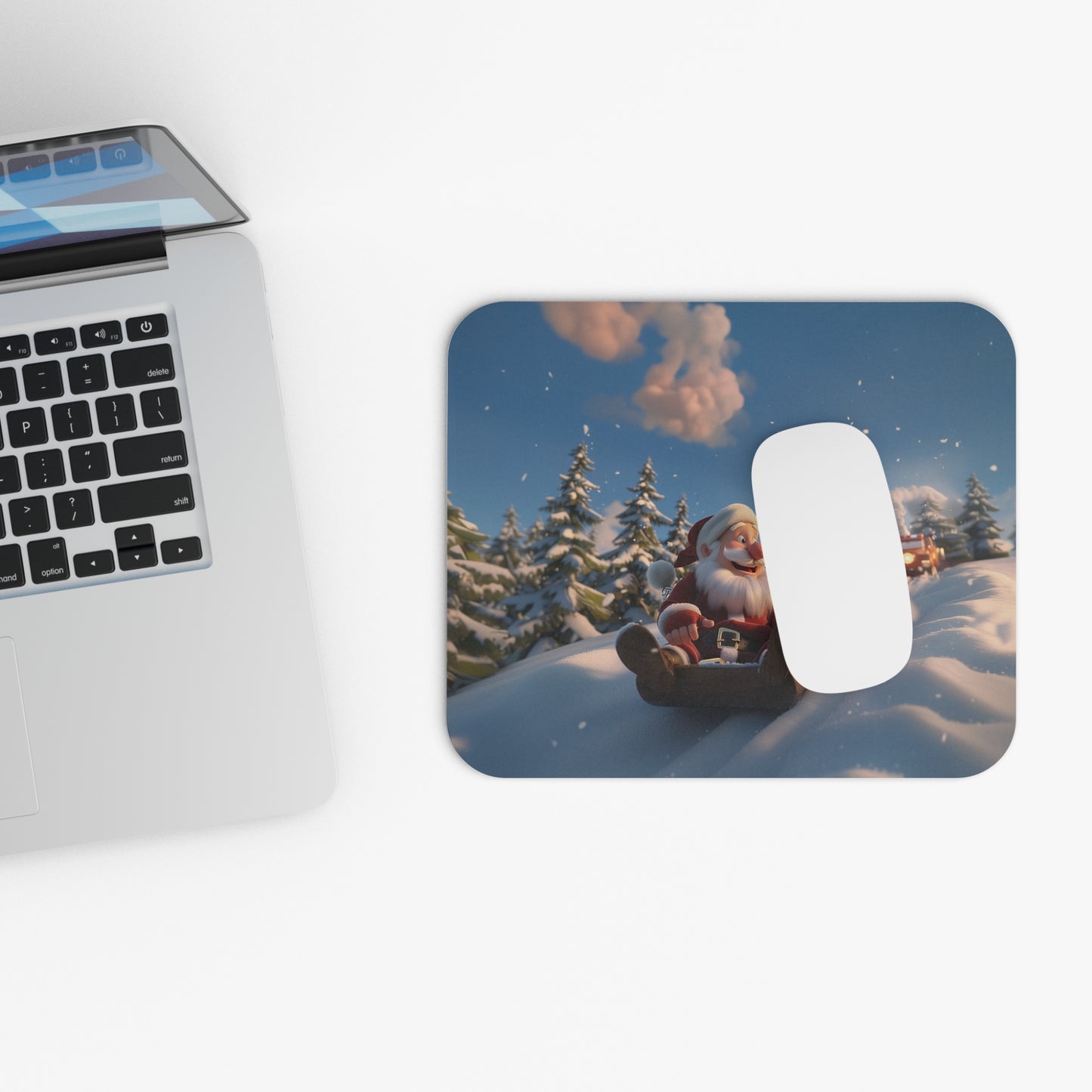 Firefighter & Santa Mouse Pad