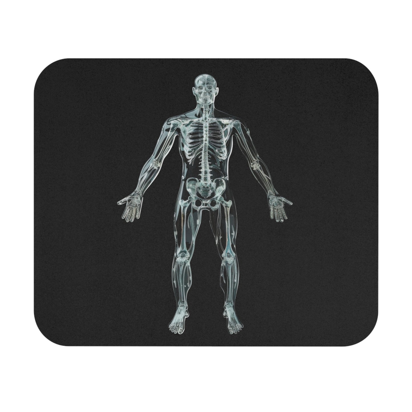 Glass Skeleton Mouse Pad