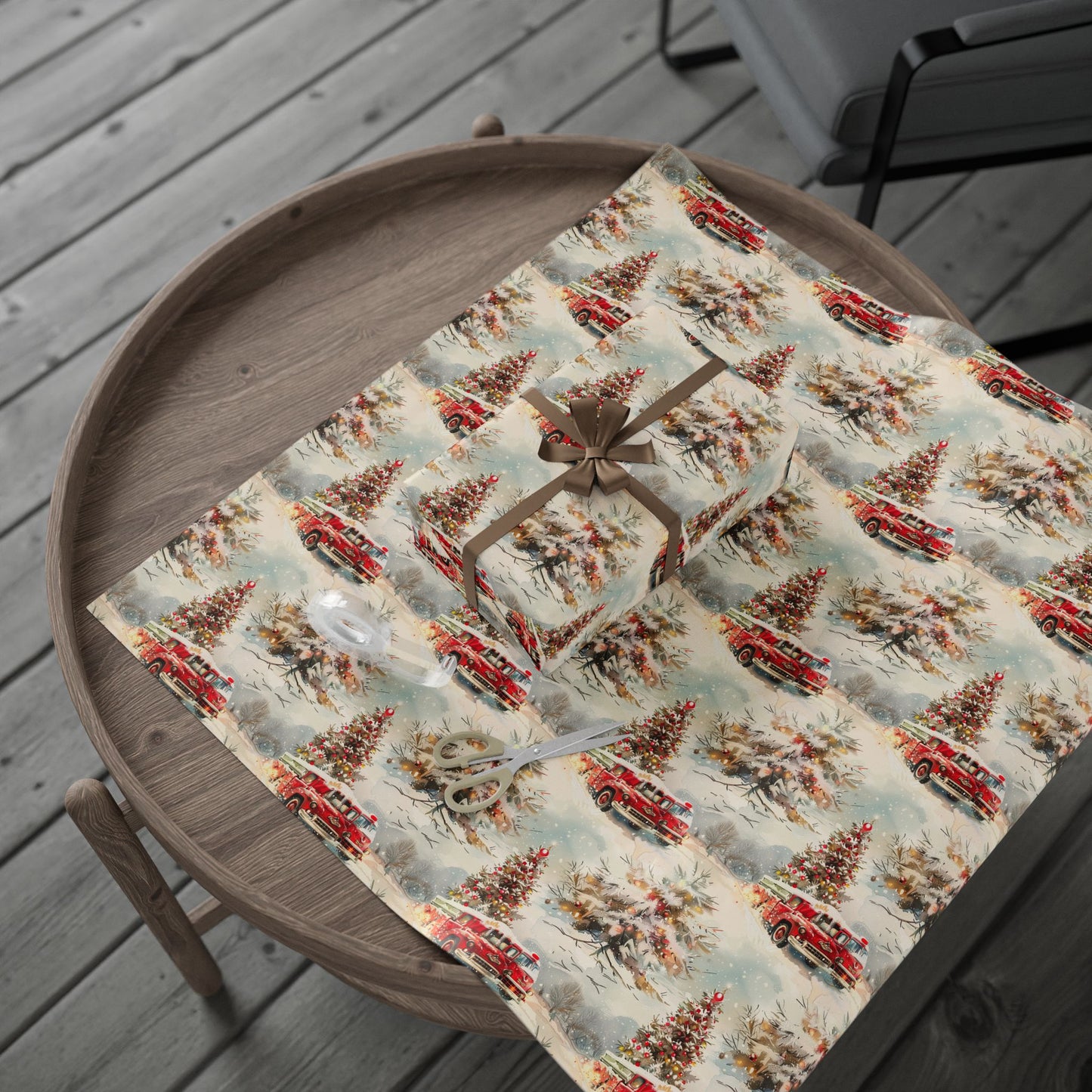 Fire Engines Wrapping Paper