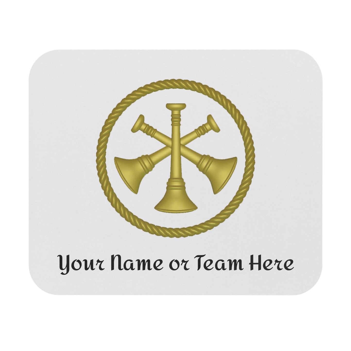 3 Bugles Custom Mouse Pad