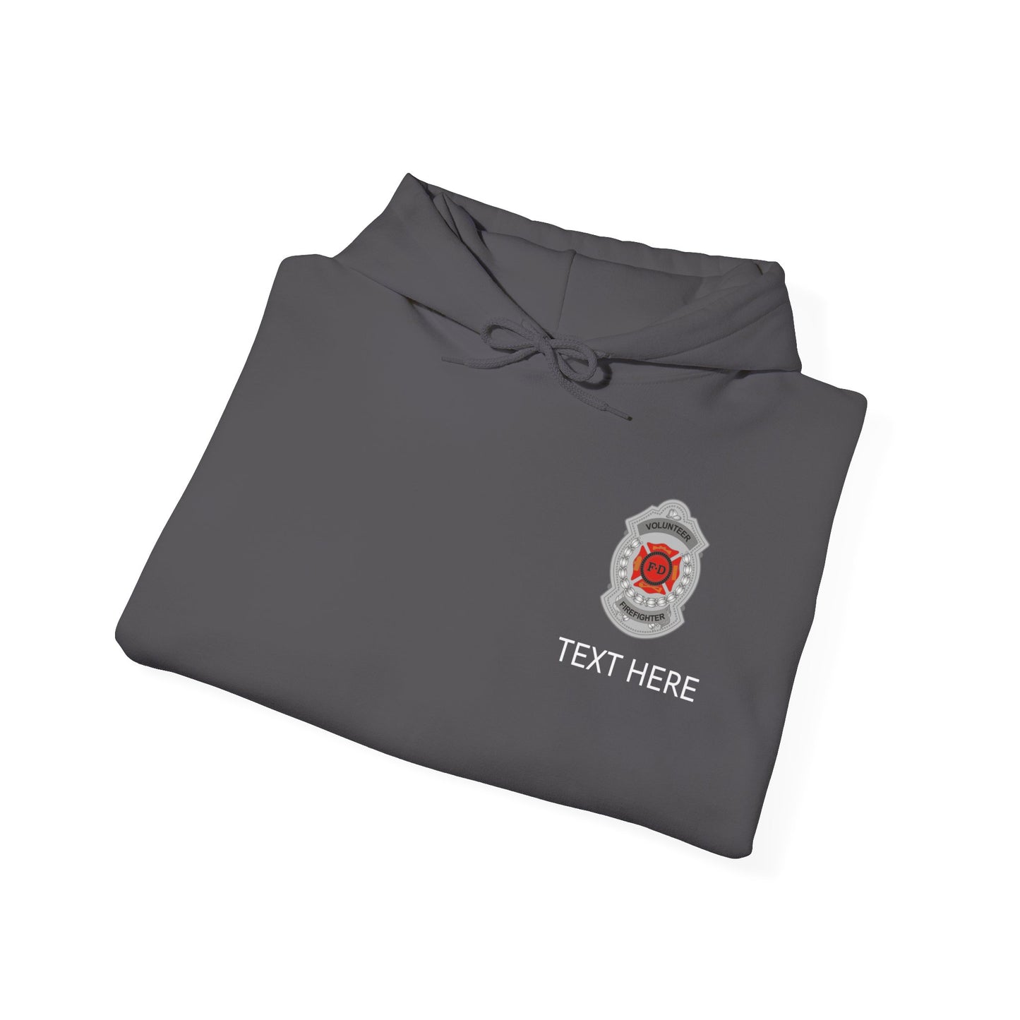 Volunteer Firefighter Badge Hoodie