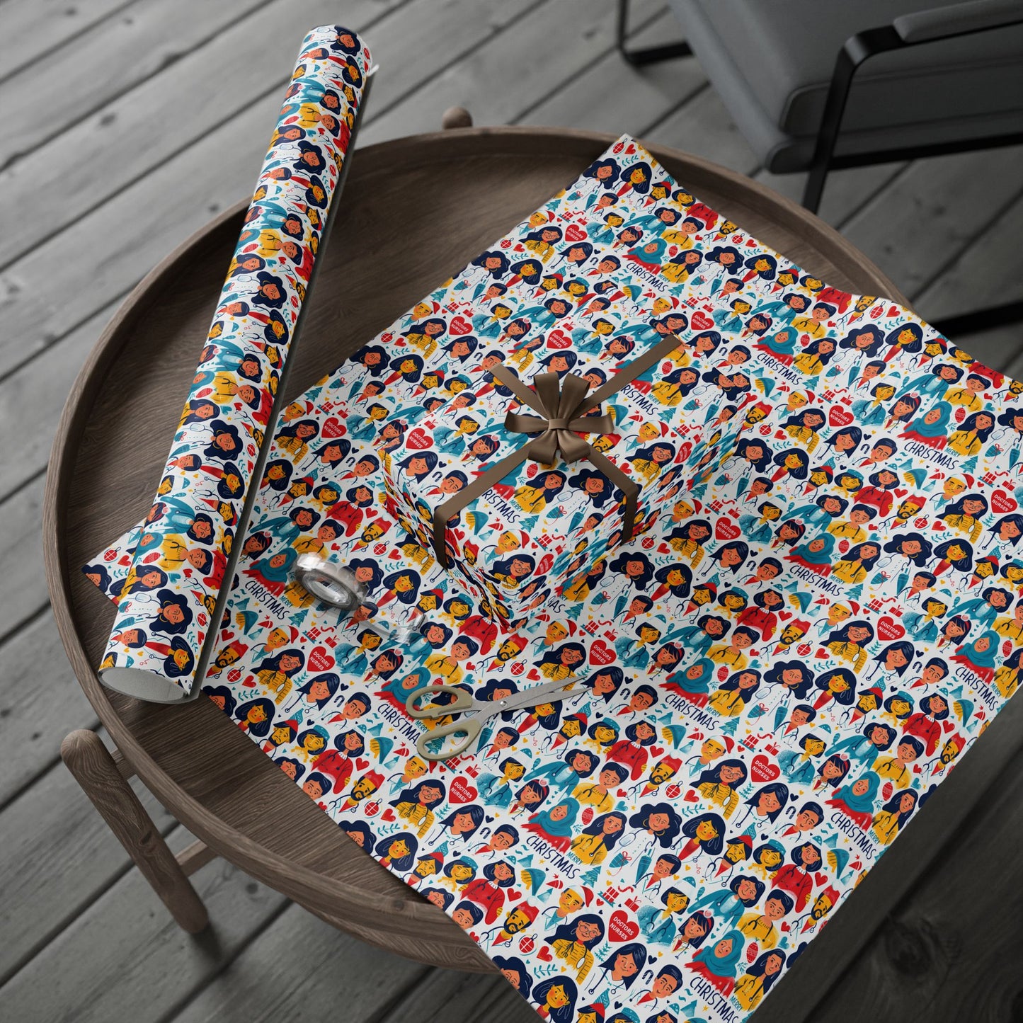 Doctors & Nurses Wrapping Paper