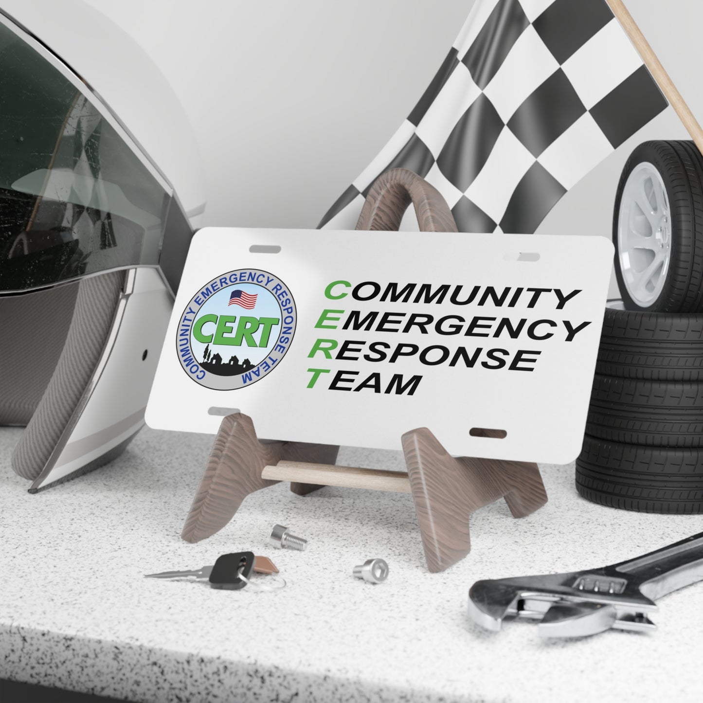 CERT License Plate