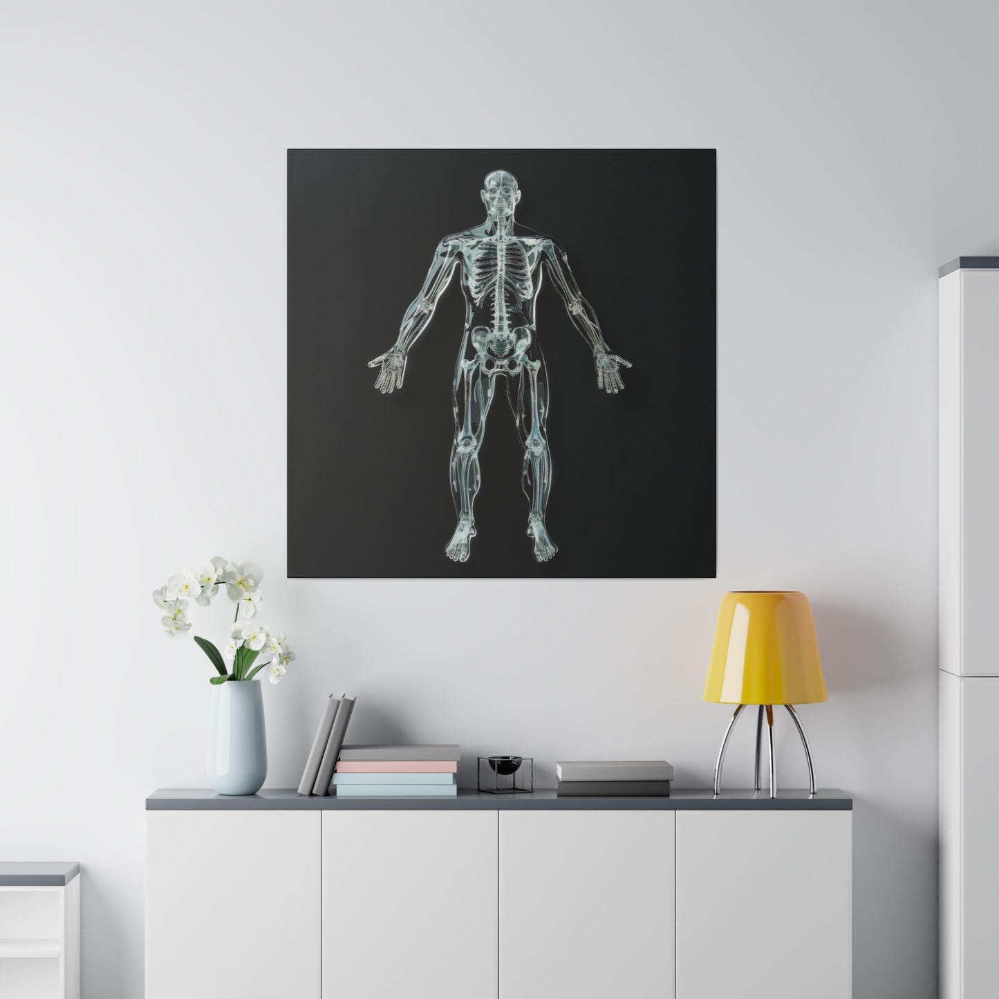 Matte Canvas - Glass Skeleton