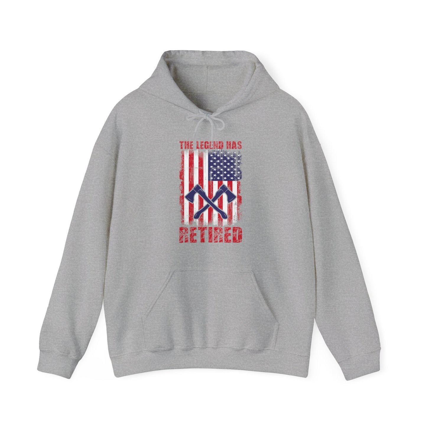 The Legend Has Retired Firefighter Hoodie