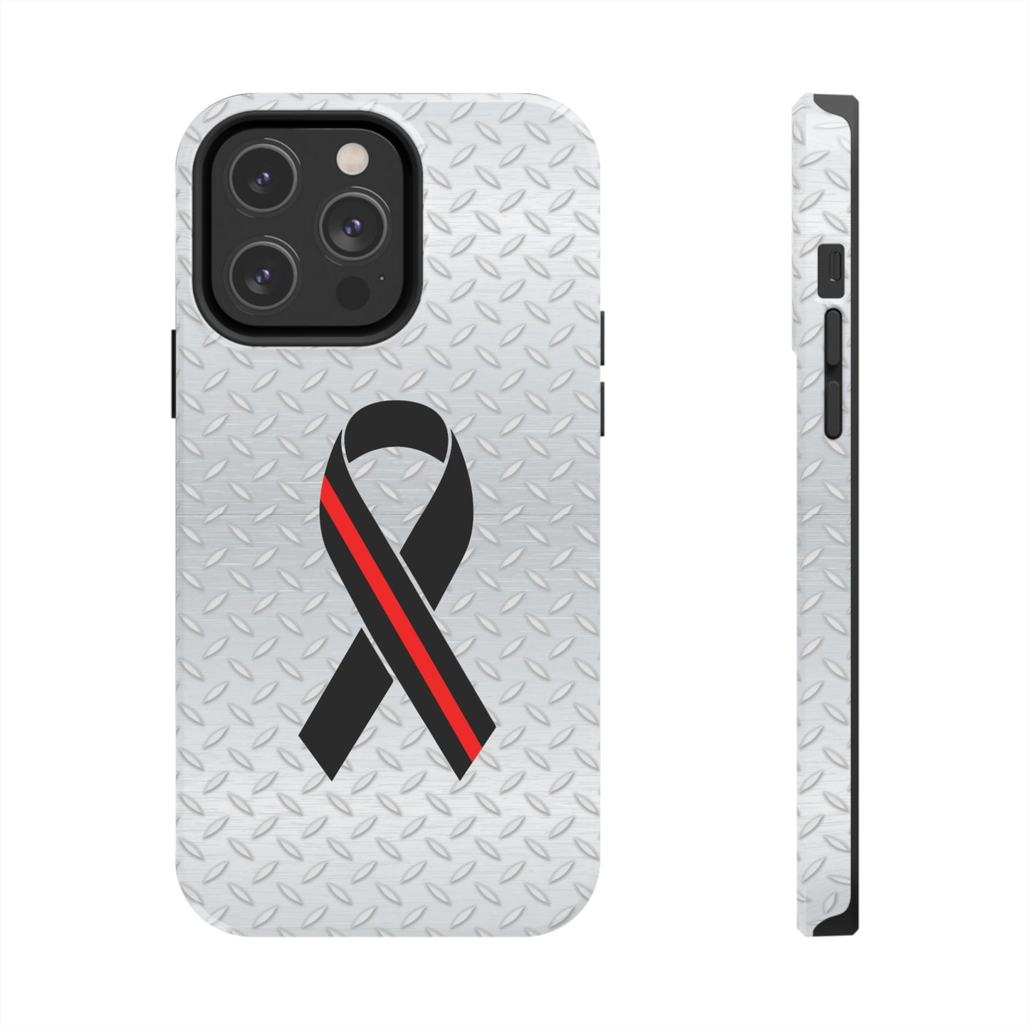 Red Line Ribbon Tough Phone Cases