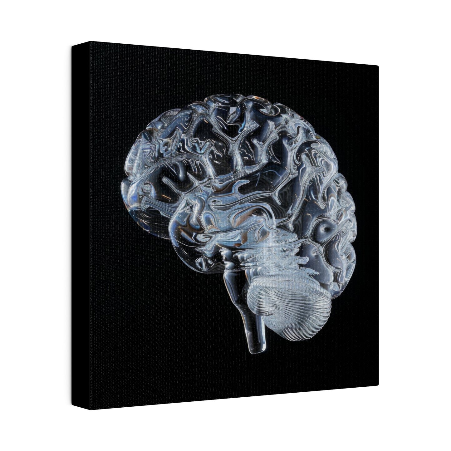 Matte Canvas - Glass Brain