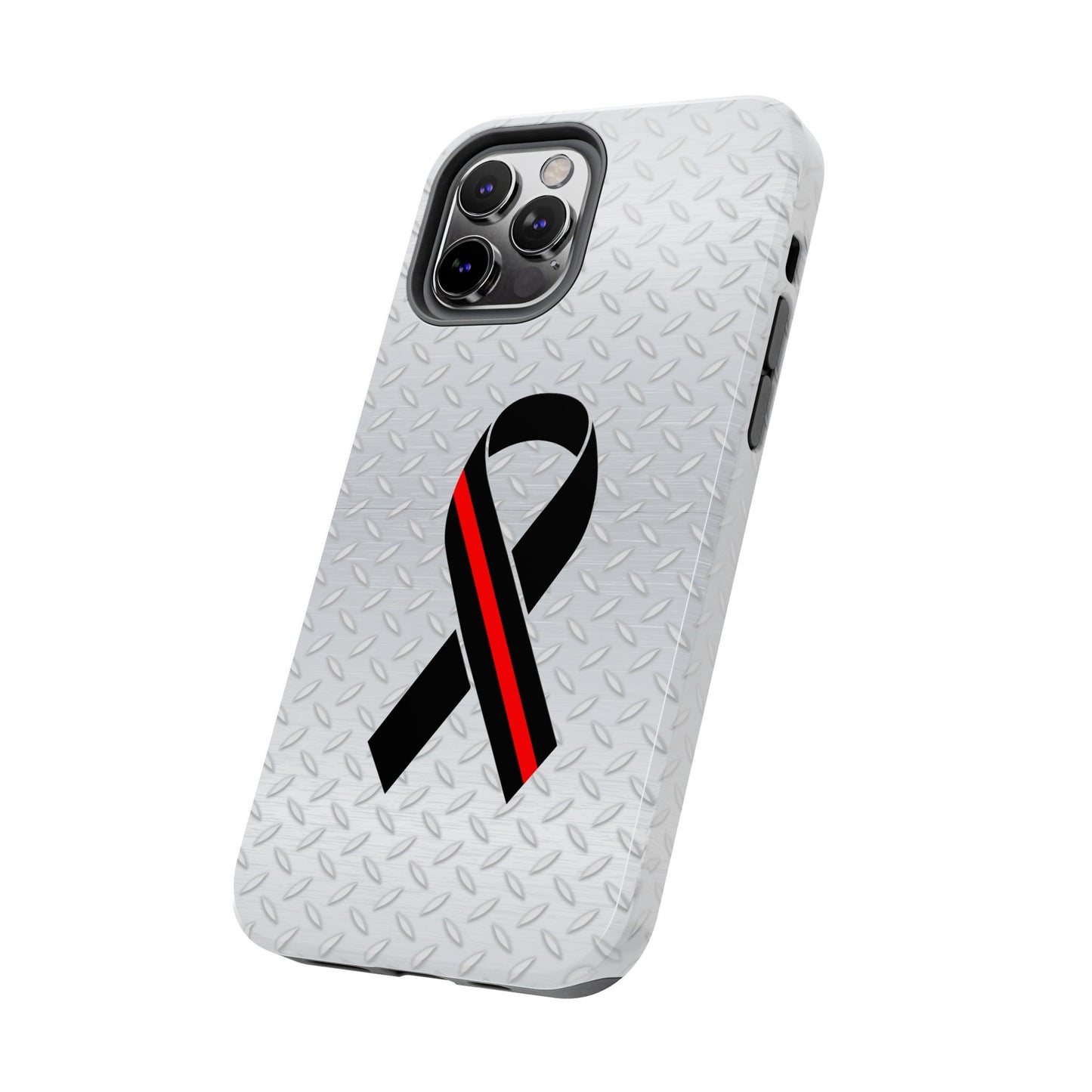 Red Line Ribbon Tough Phone Cases