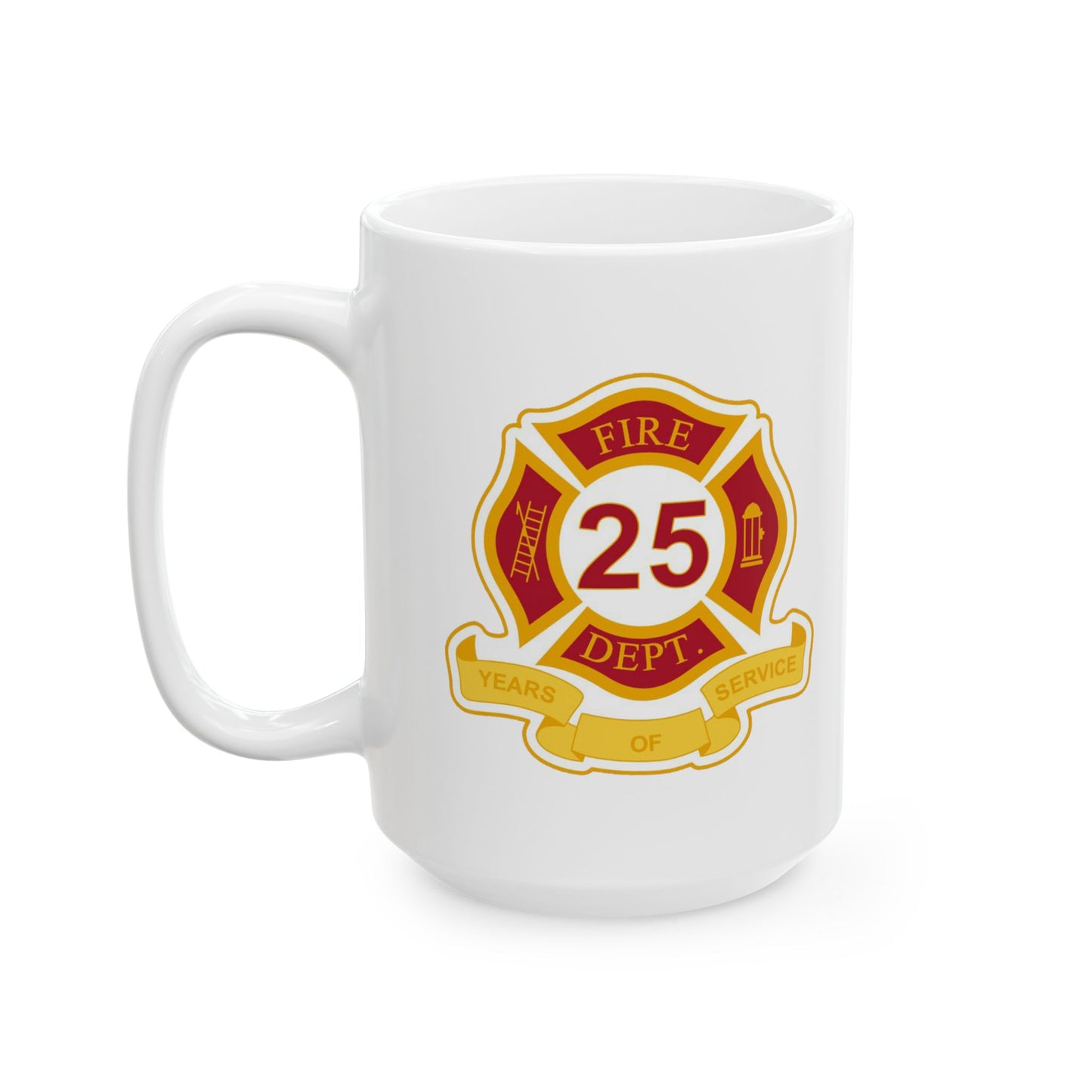 FD 25 Years of Service Mug