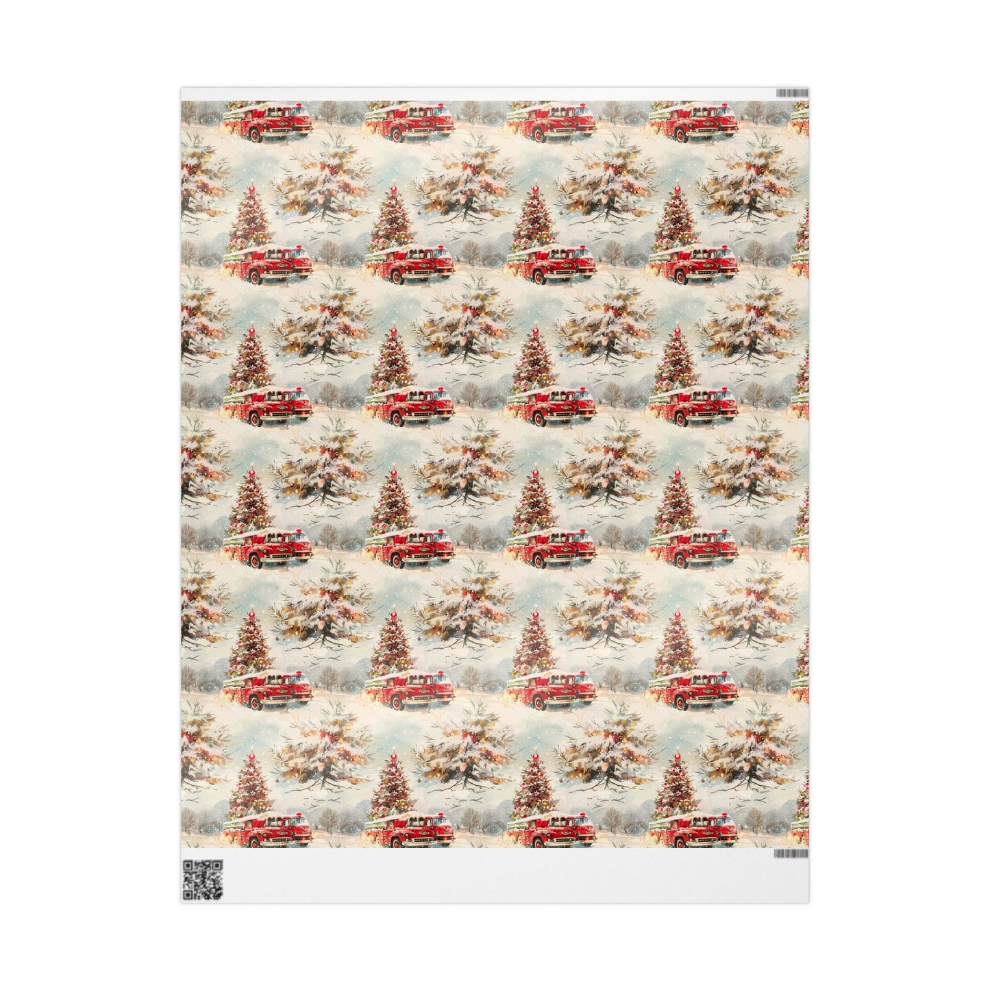 Fire Engines Wrapping Paper