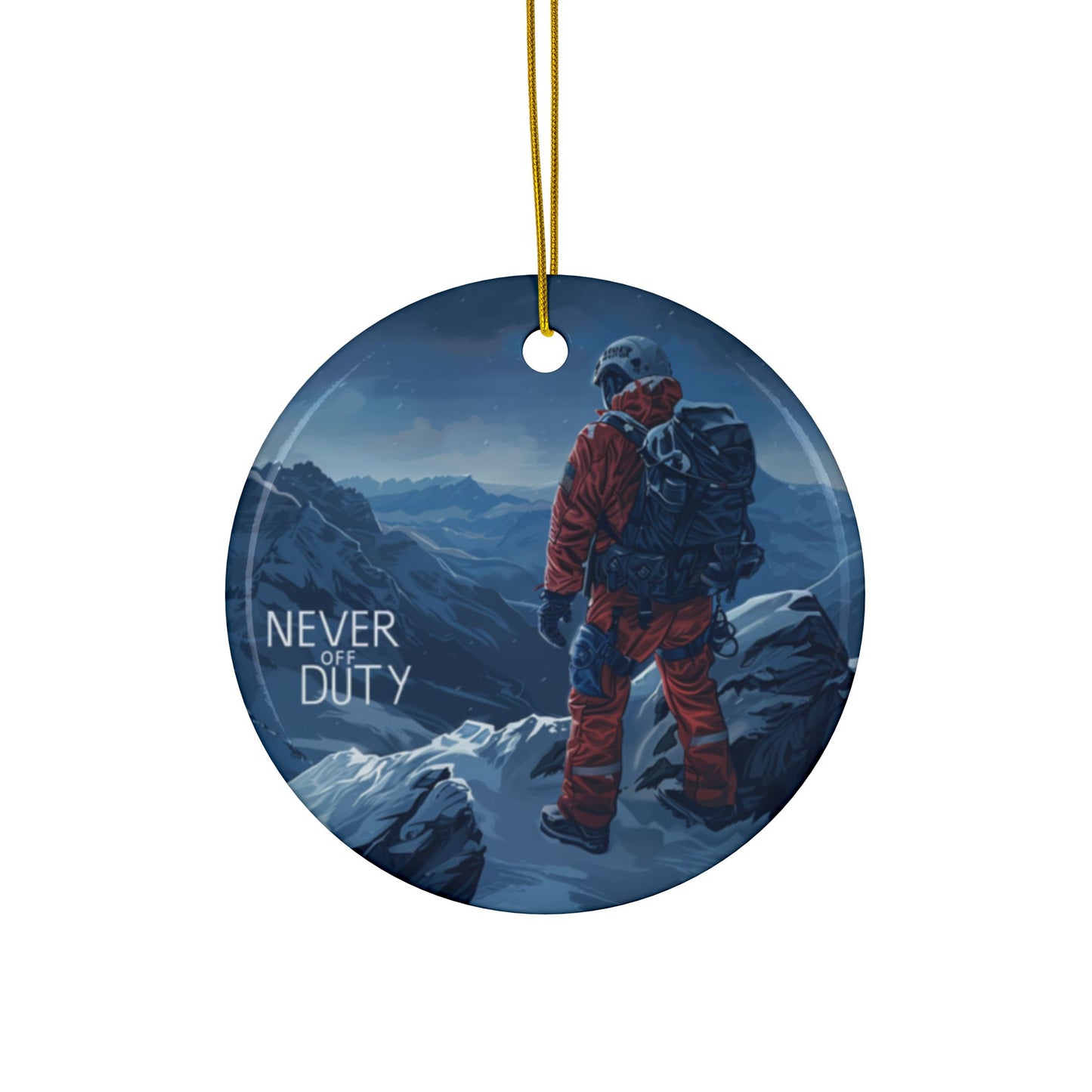 Never Off Duty Ornament
