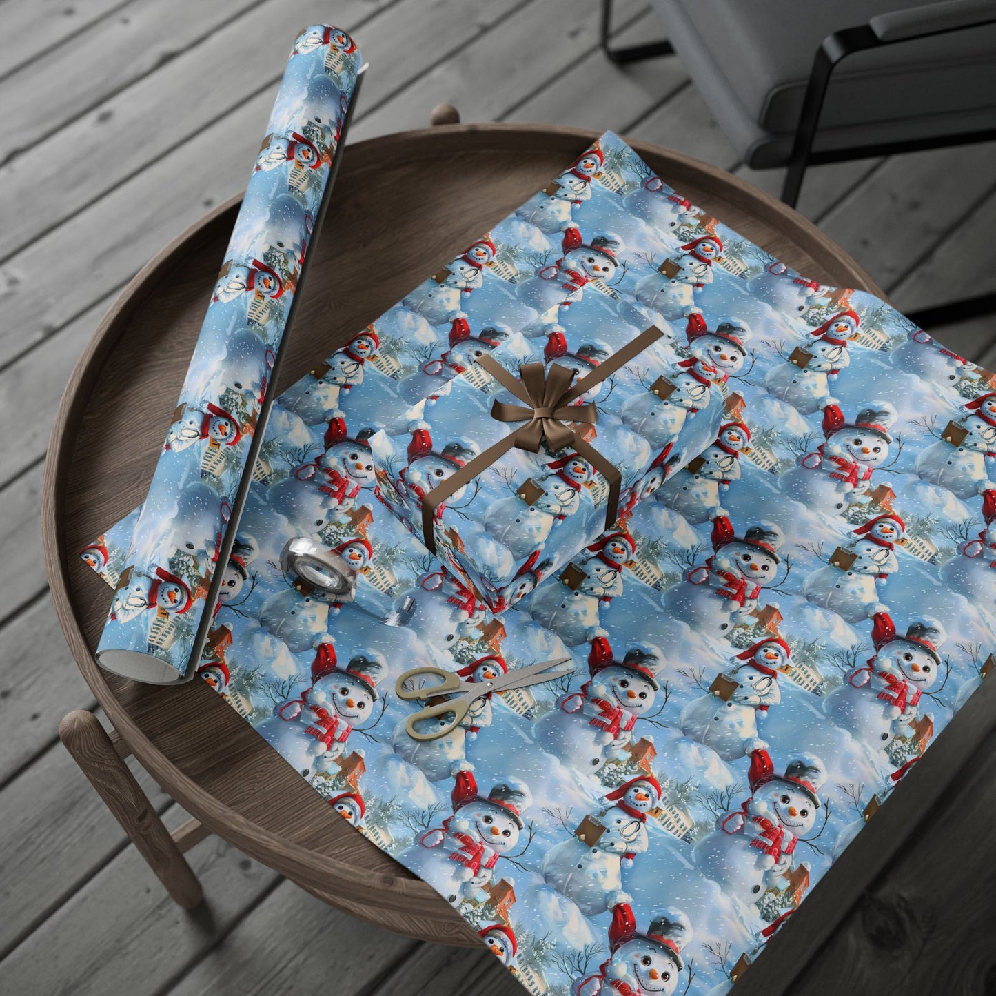 Dr. Frosty Wrapping Paper