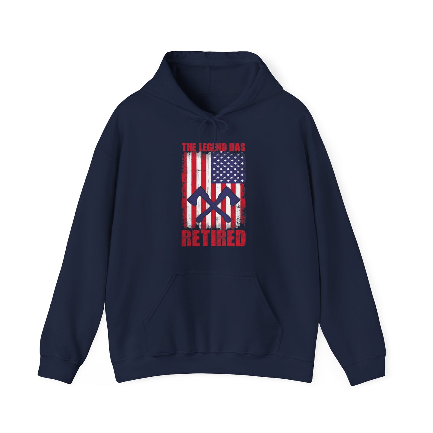 The Legend Has Retired Firefighter Hoodie