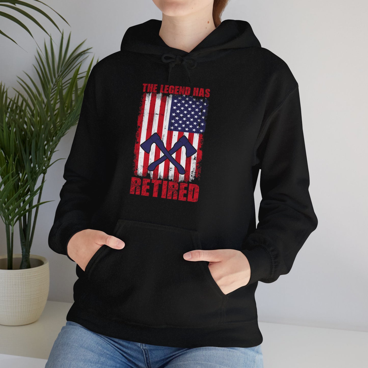 The Legend Has Retired Firefighter Hoodie