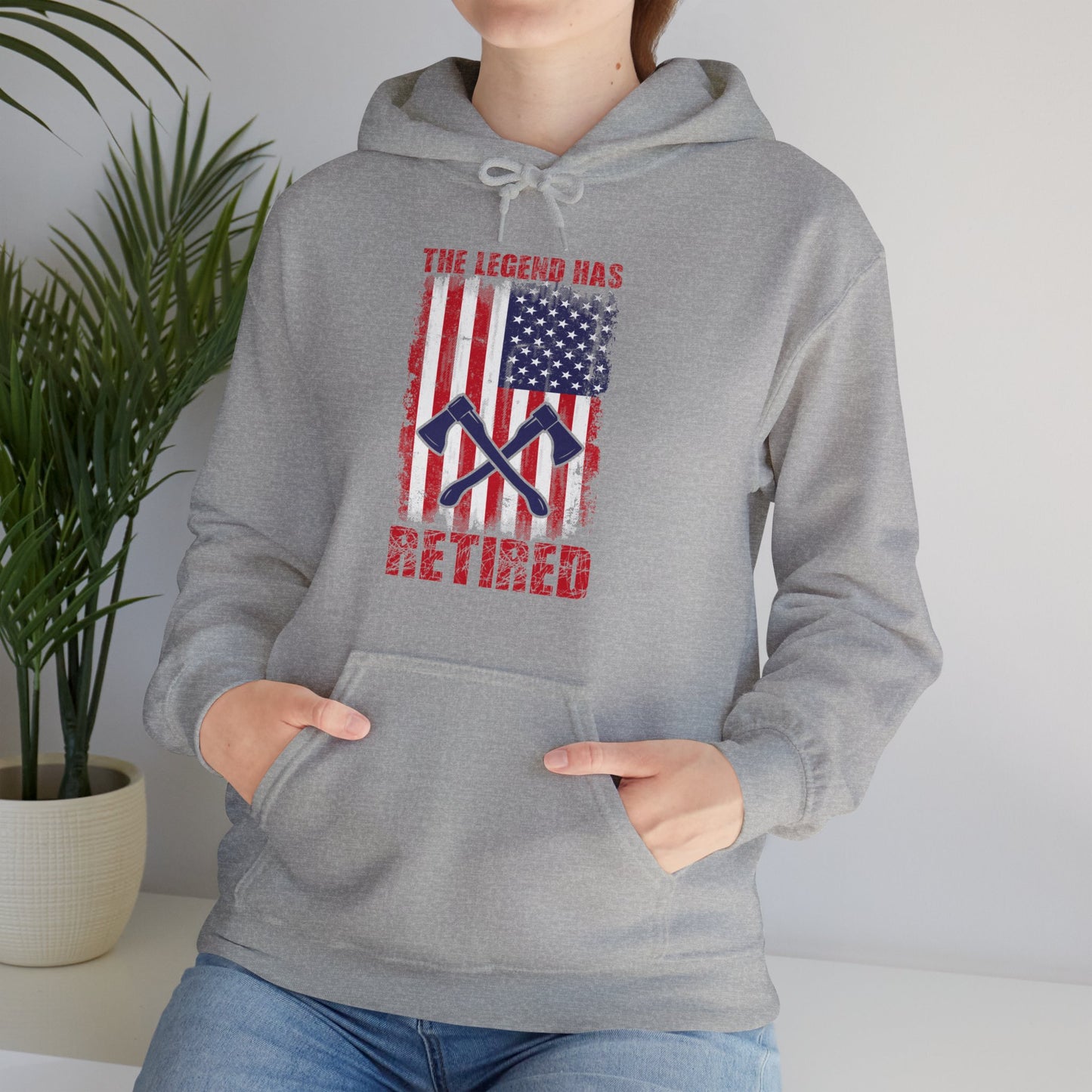 The Legend Has Retired Firefighter Hoodie