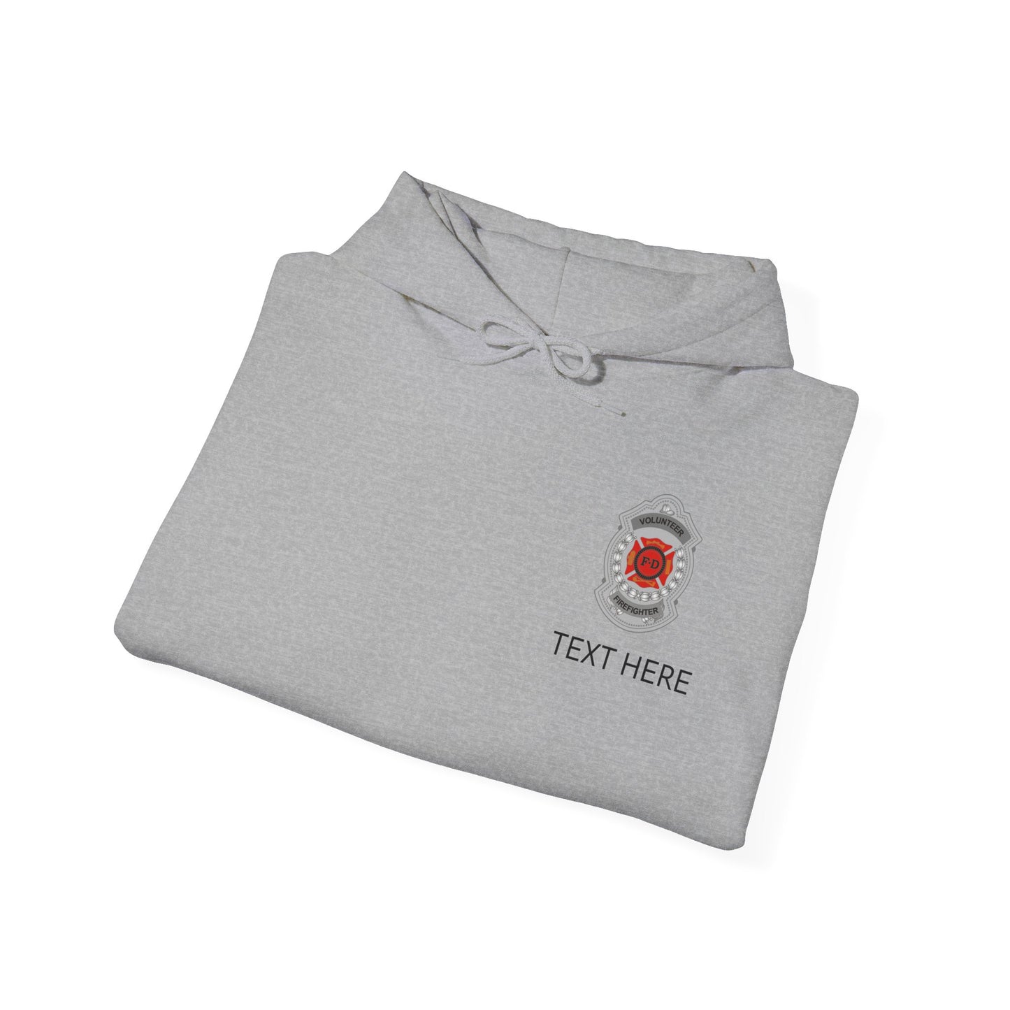 Volunteer Firefighter Badge Hoodie