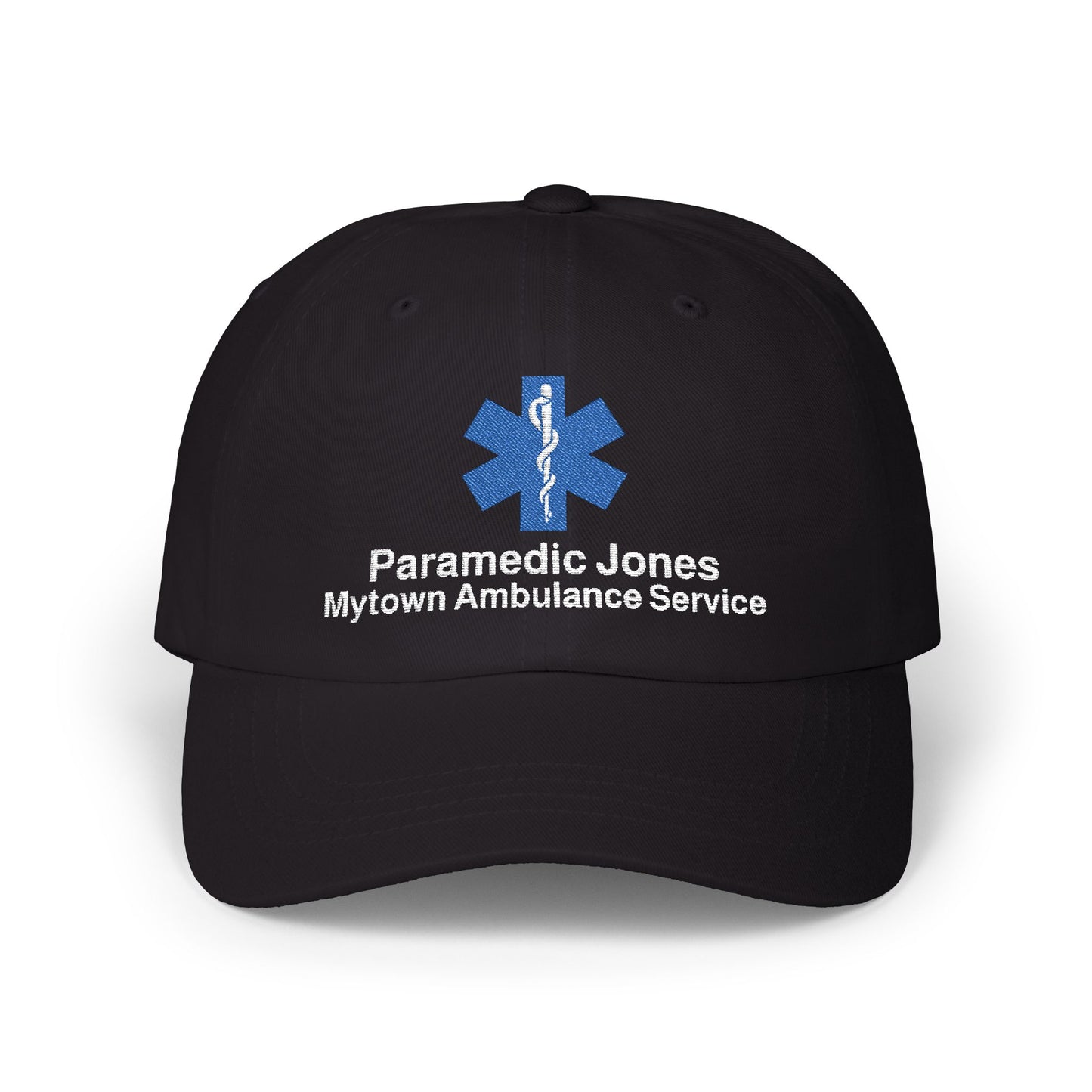 Custom Star of Life Baseball Cap