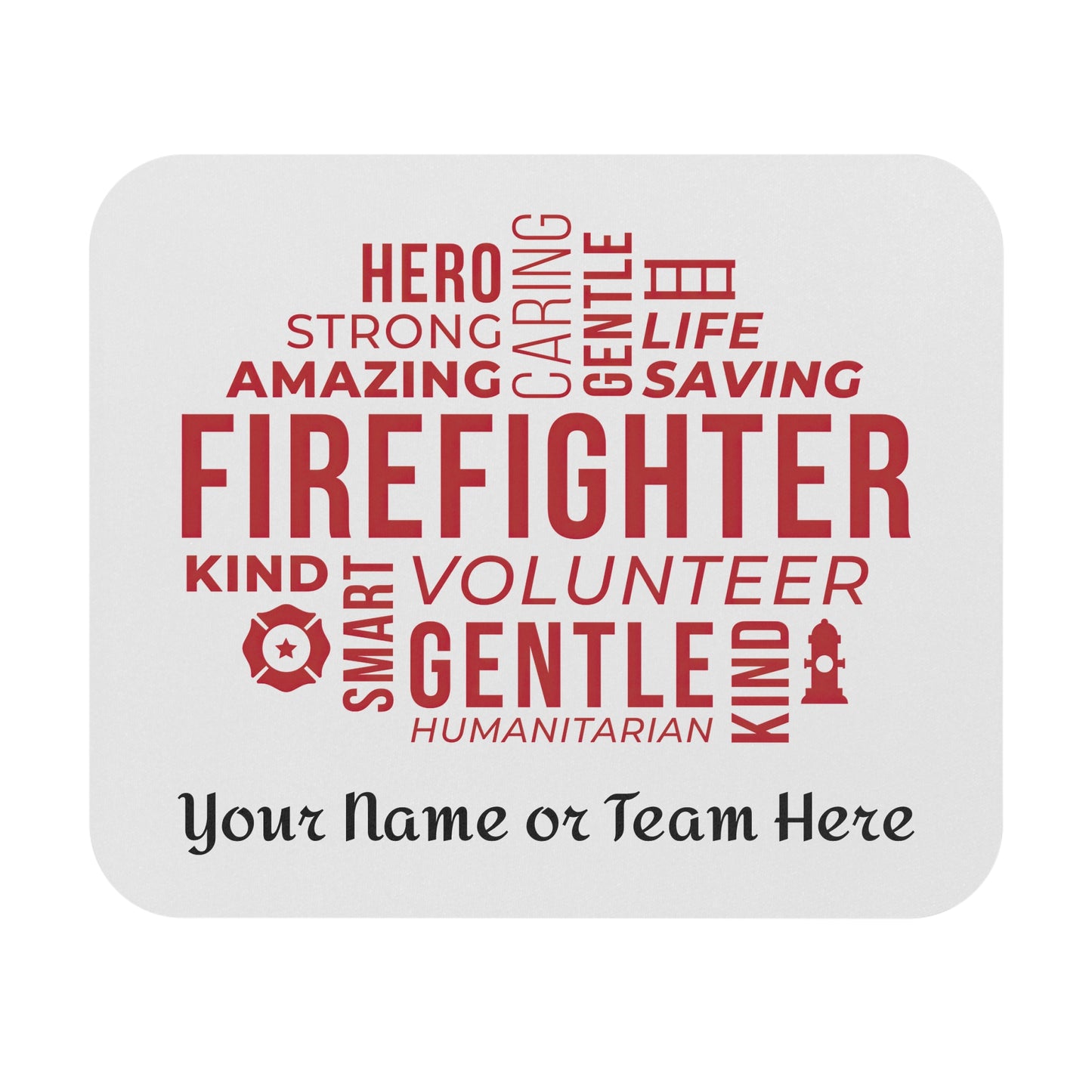 Firefighter Custom Mouse Pad