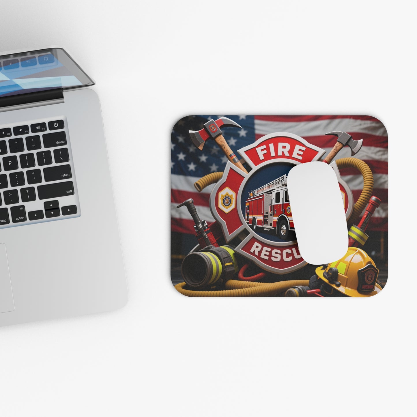 Fire Rescue Mouse Pad