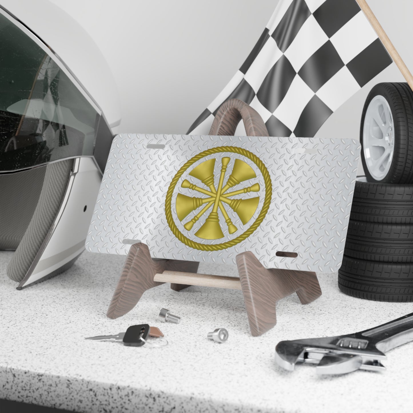 5 Bugles License Plate