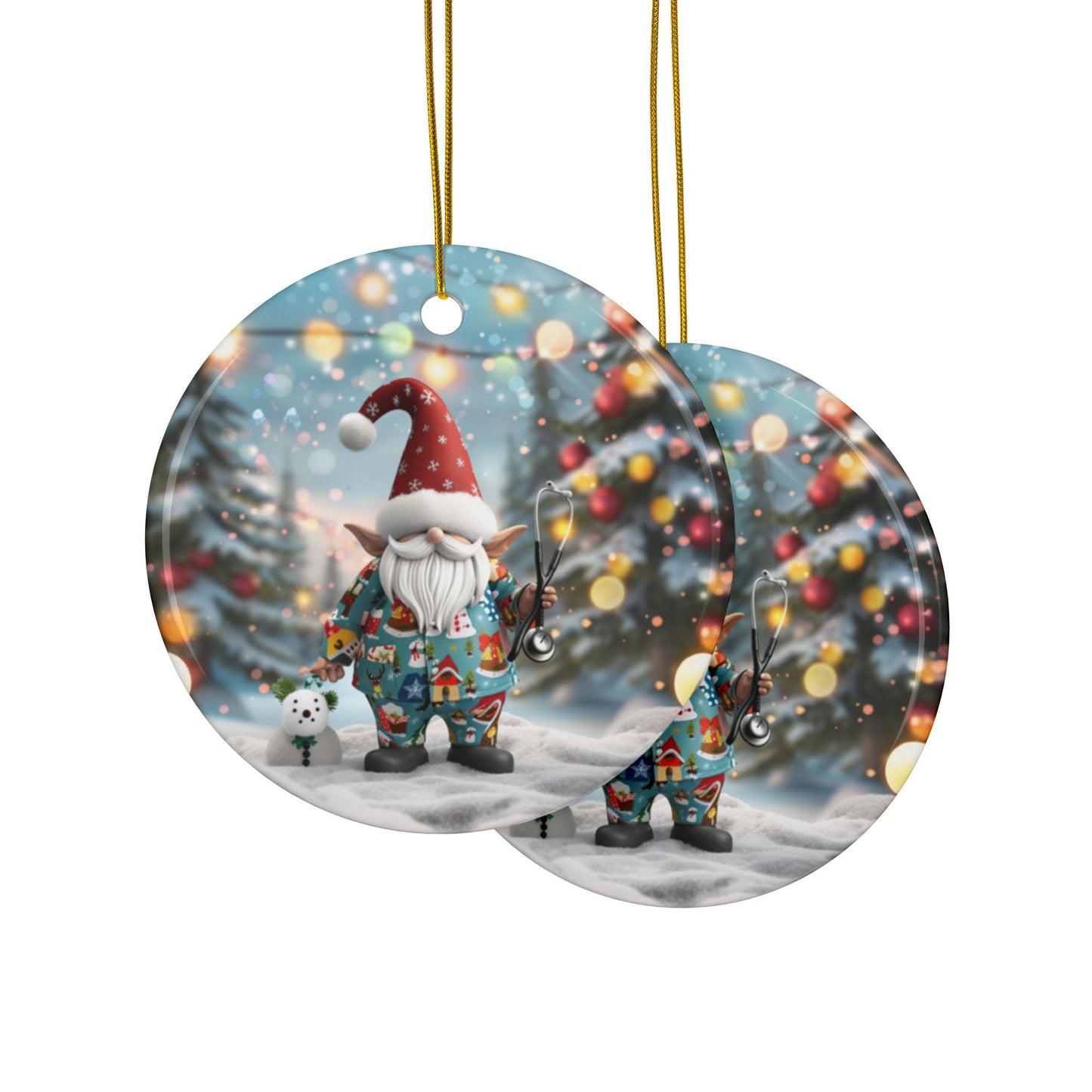 Nurse Gnome Ornament