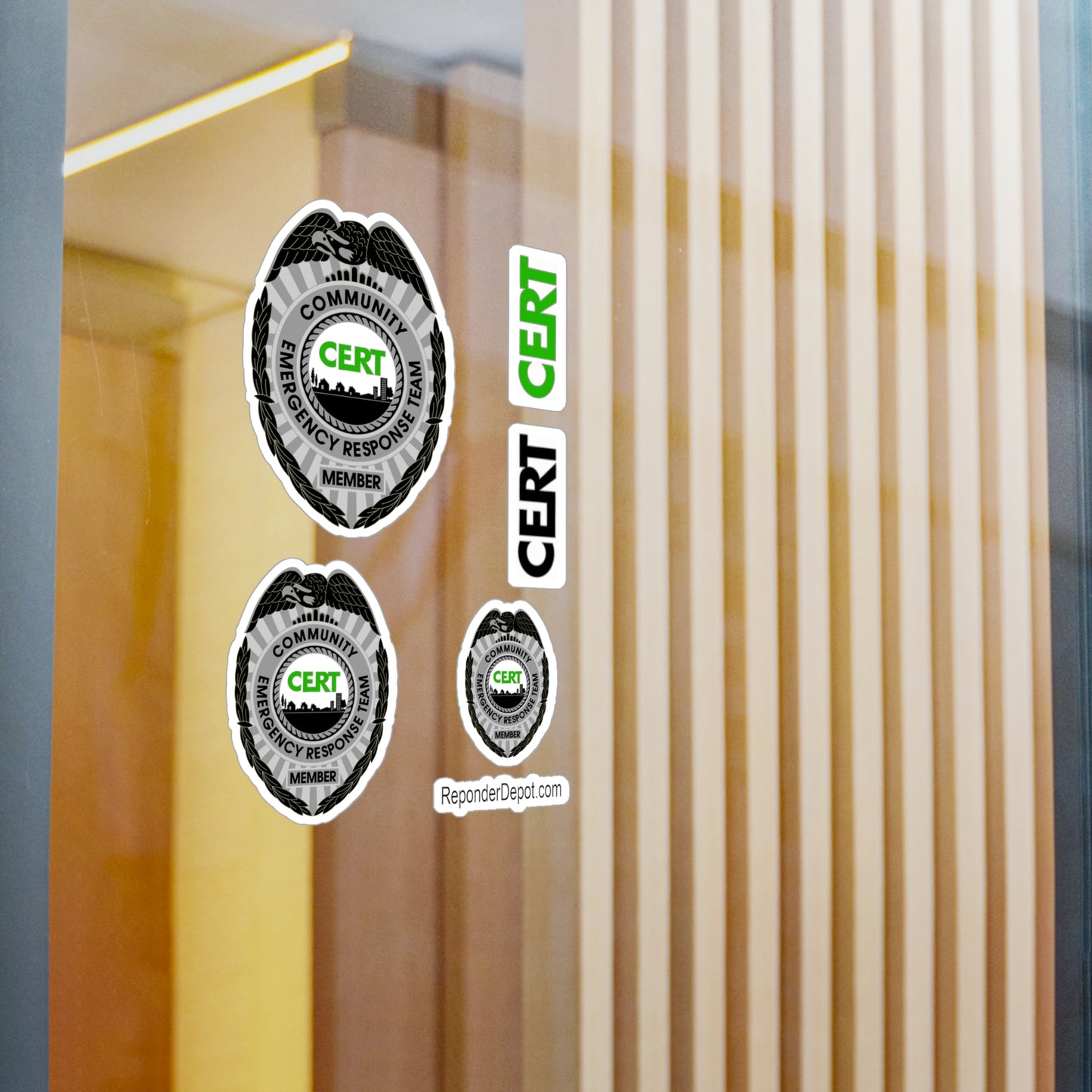 CERT Badge Decal Set