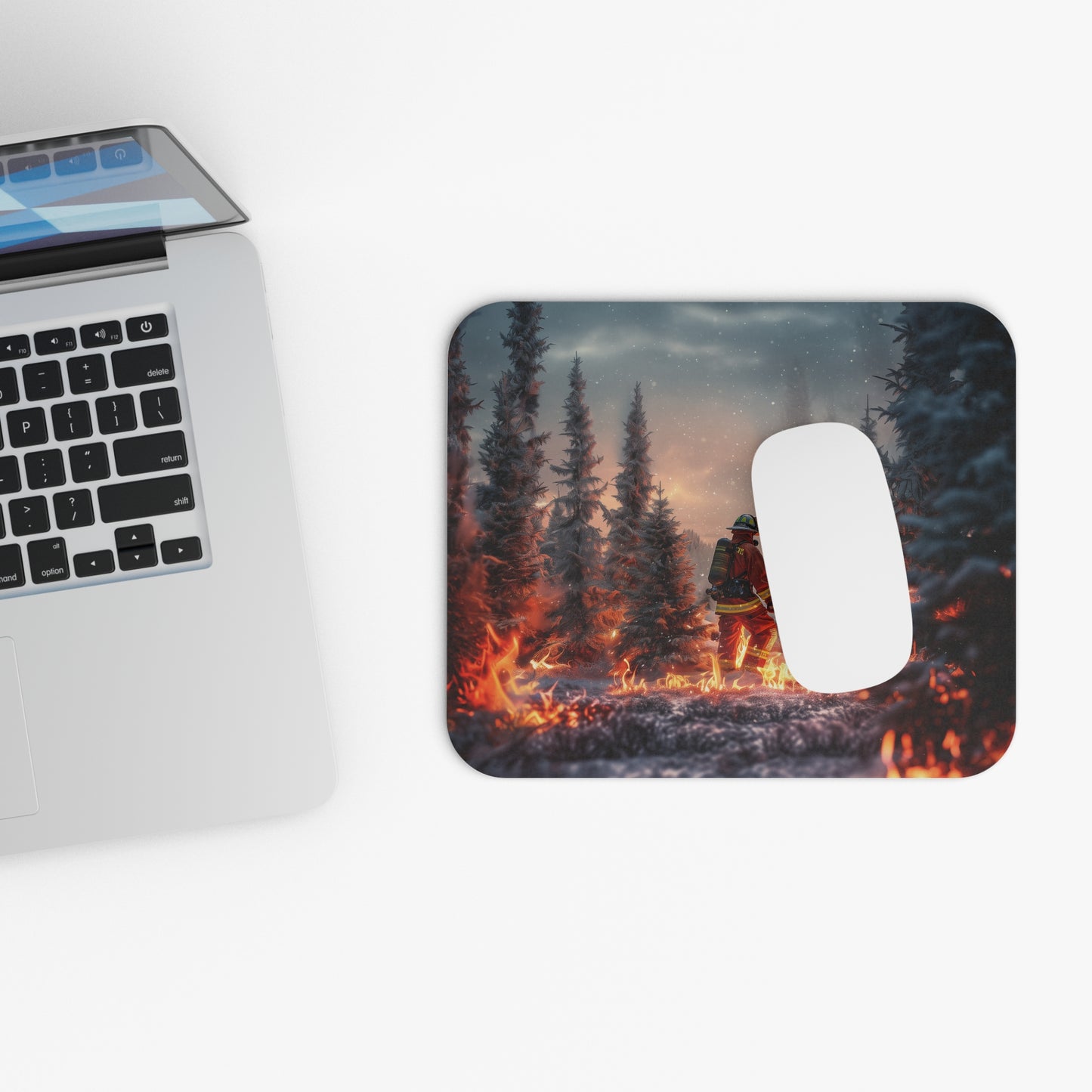 Wildland Firefighter Mouse Pad