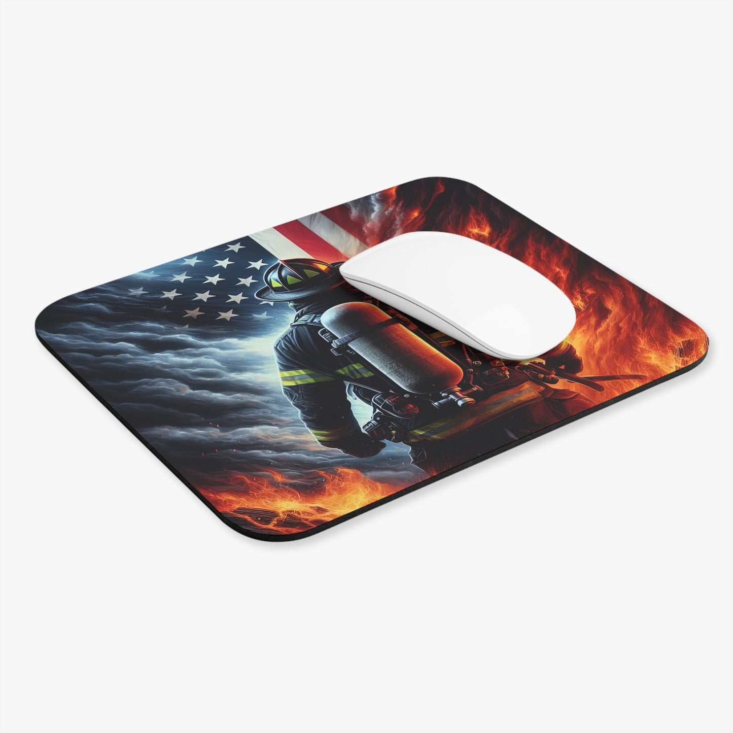 American Firefighter Mouse Pad
