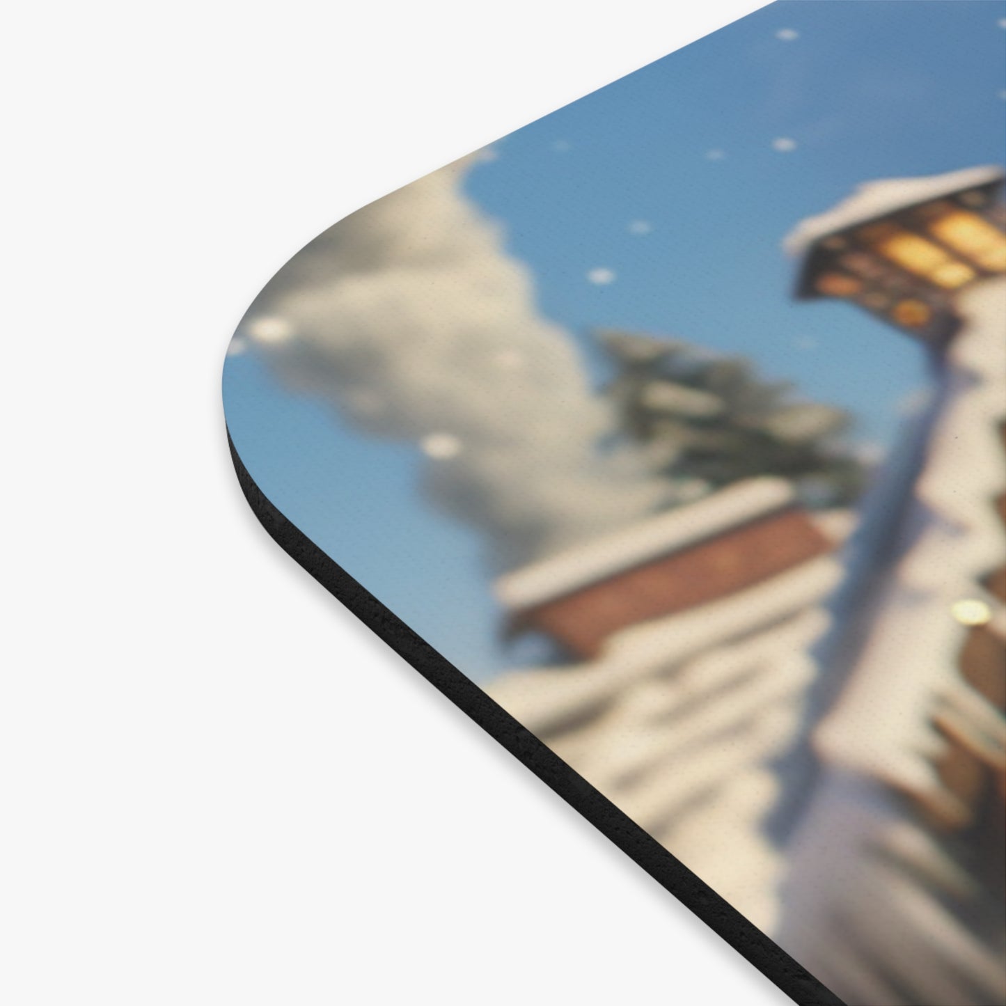 Santa on Scene Mouse Pad