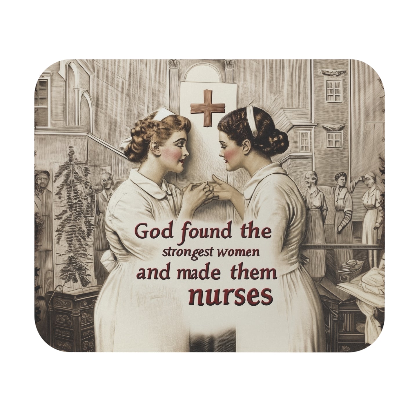 Nurse Strong Mouse Pad