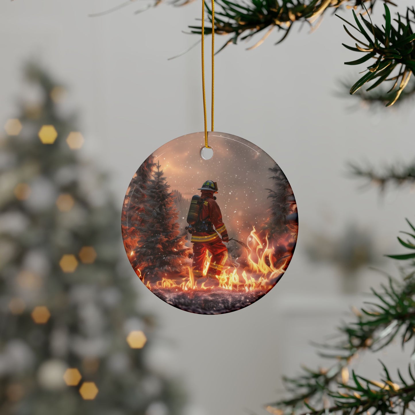 Firefighting Ornament
