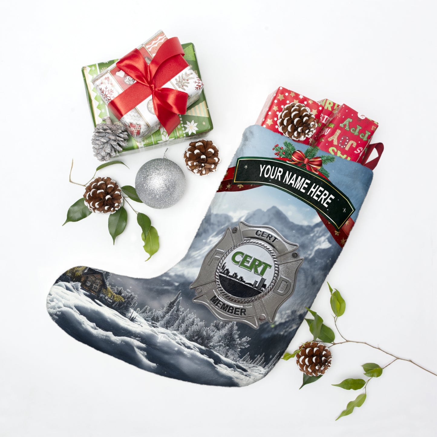CERT FD Badge Scne Stocking