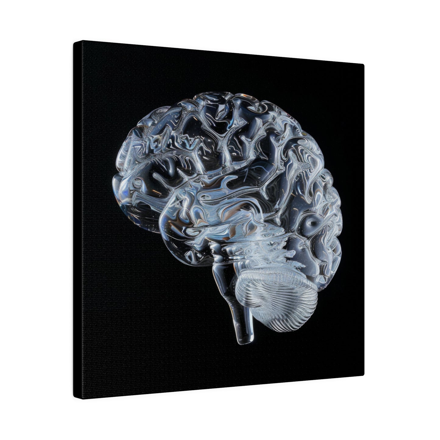 Matte Canvas - Glass Brain