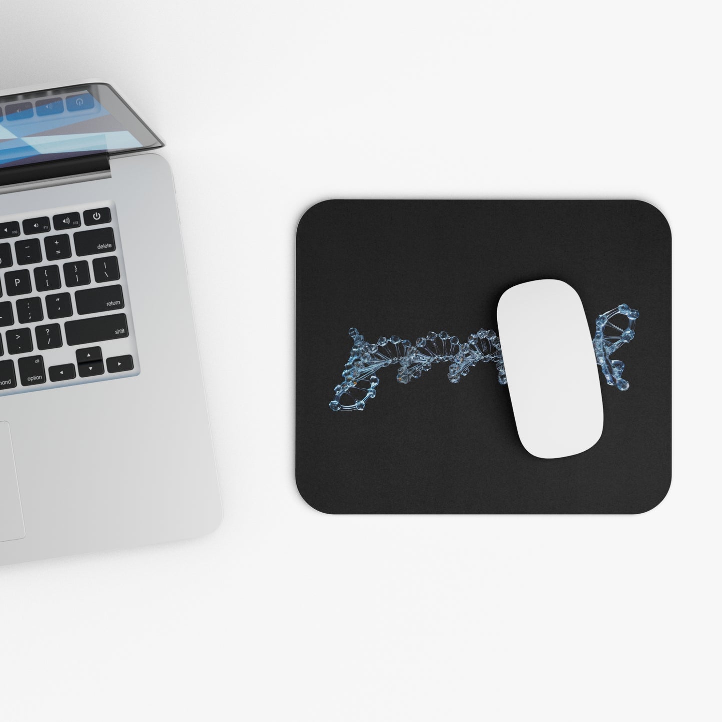 Glass DNA Strand Mouse Pad