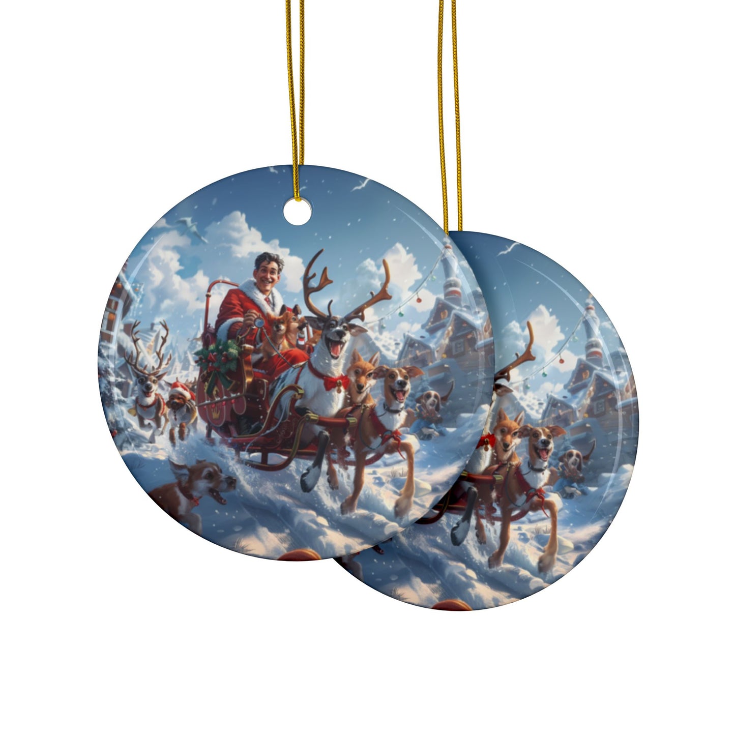 Vet Sleigh Ride Ornament