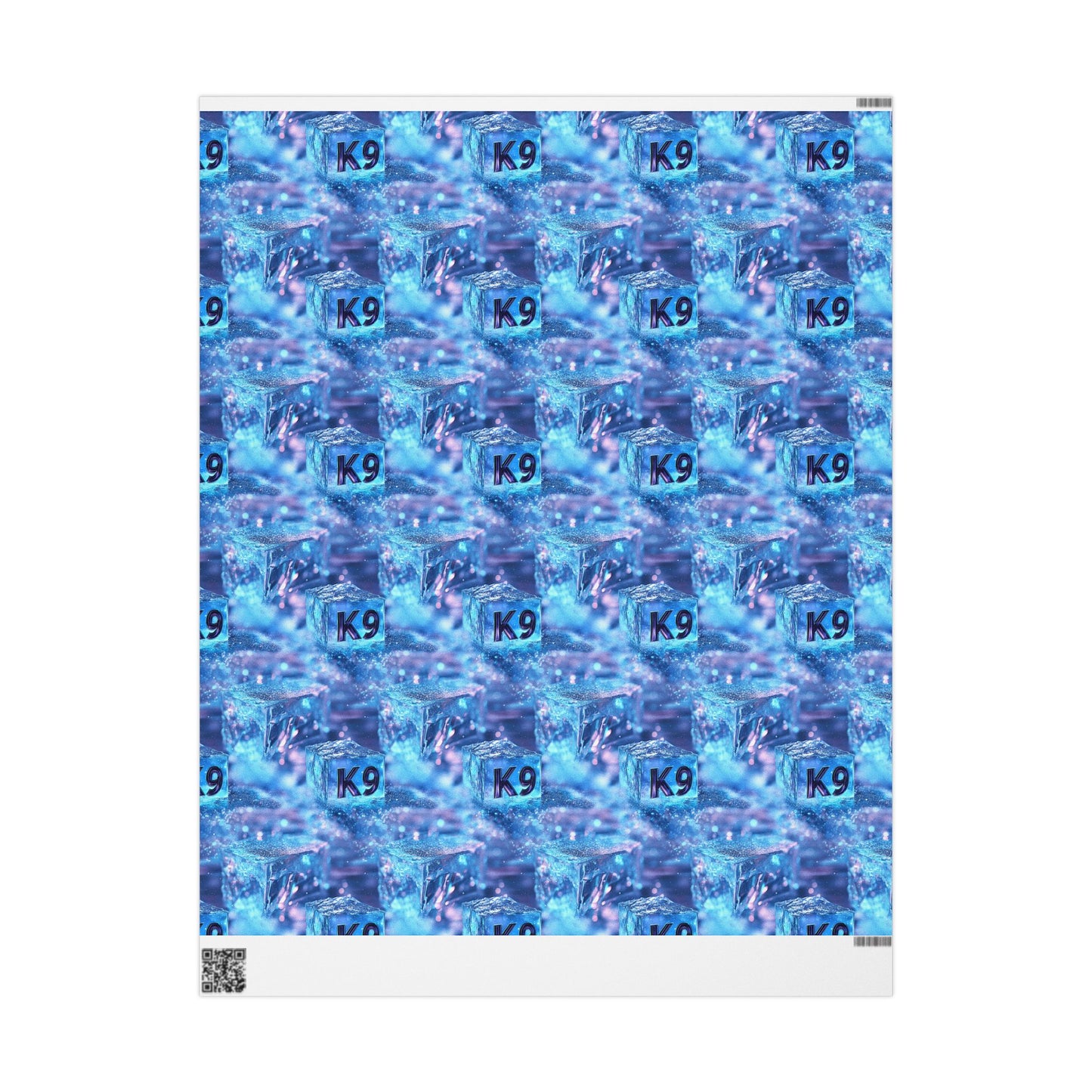 K9 Ice Cubes Wrapping Paper