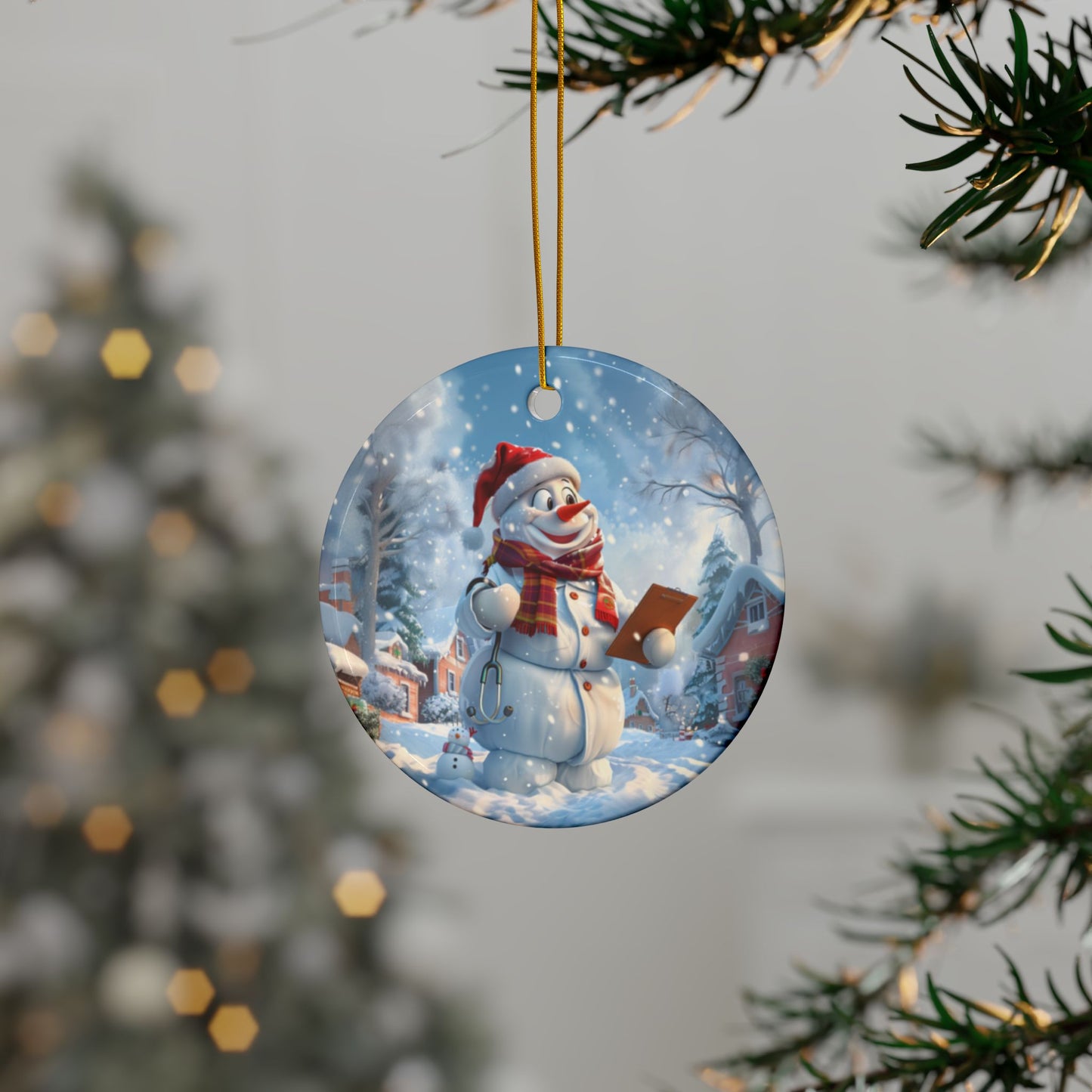 Dr. Snowman Ornament