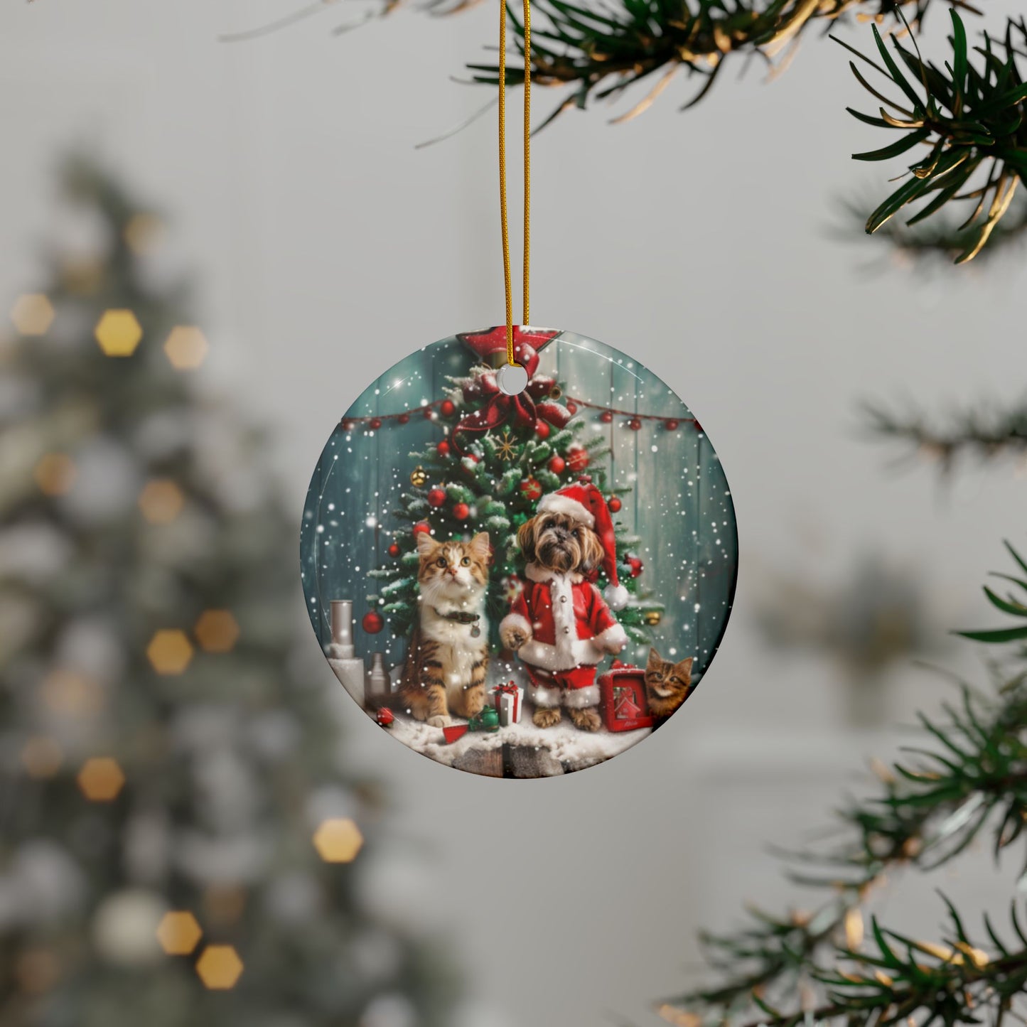 Dressed for Christmas Ornament