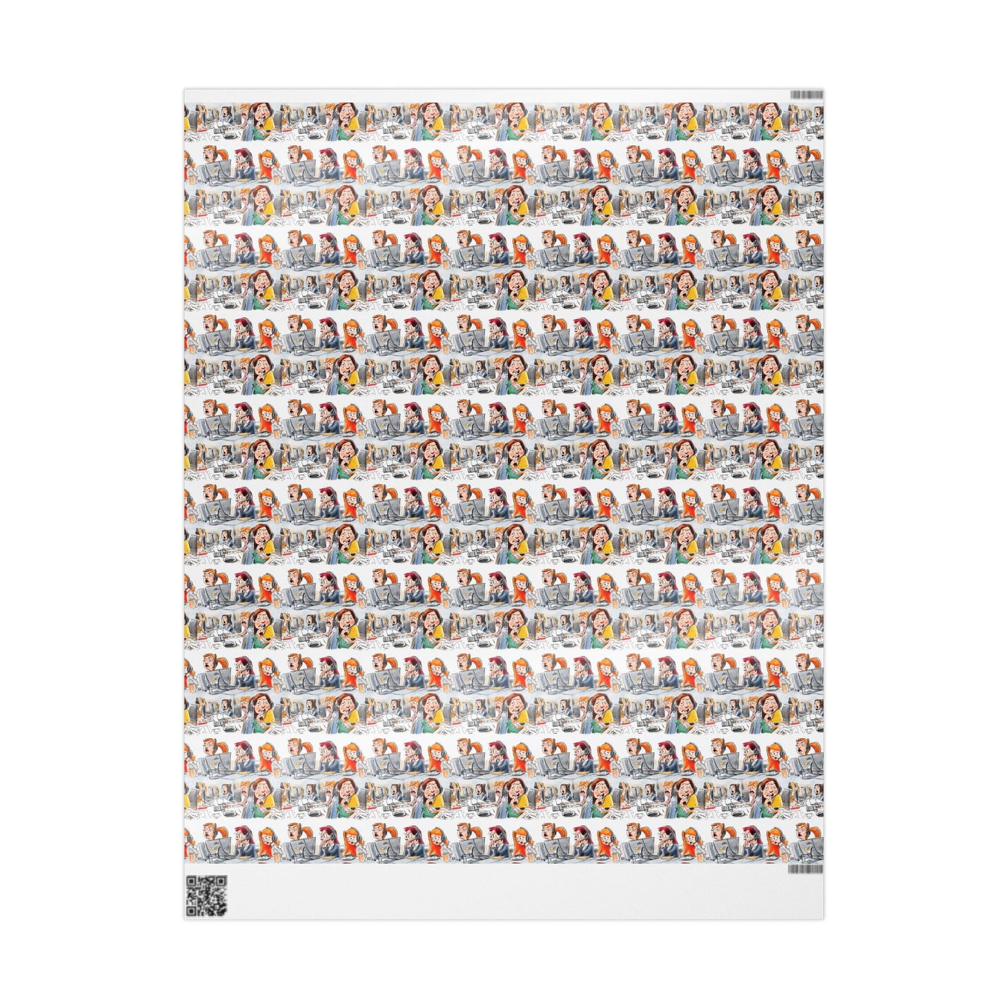 Busy Day at Dispatch Wrapping Paper
