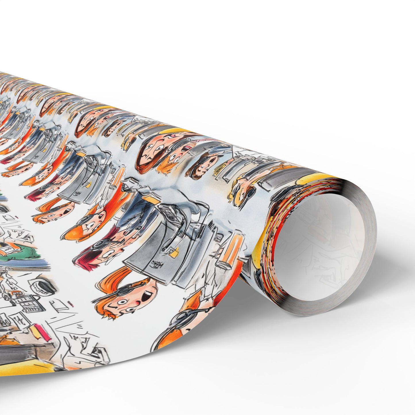 Busy Day at Dispatch Wrapping Paper
