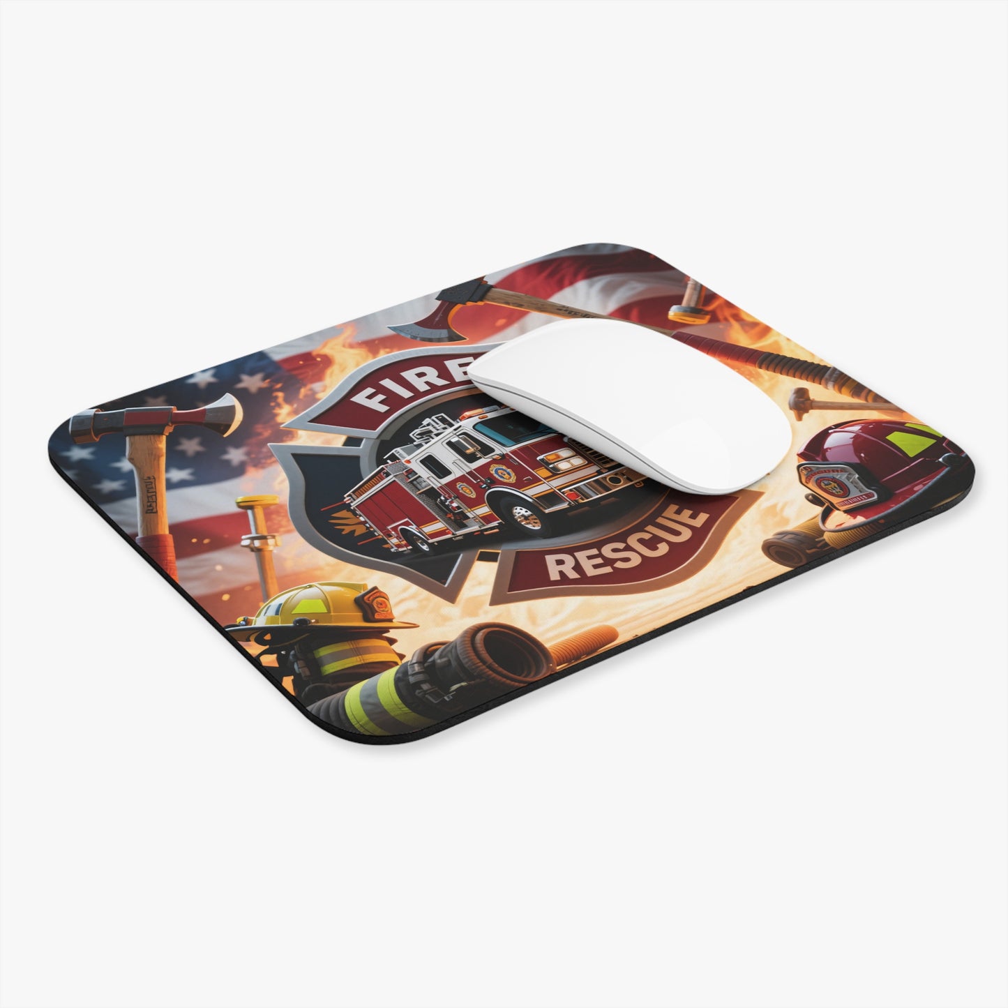 Fire Rescue Mouse Pad