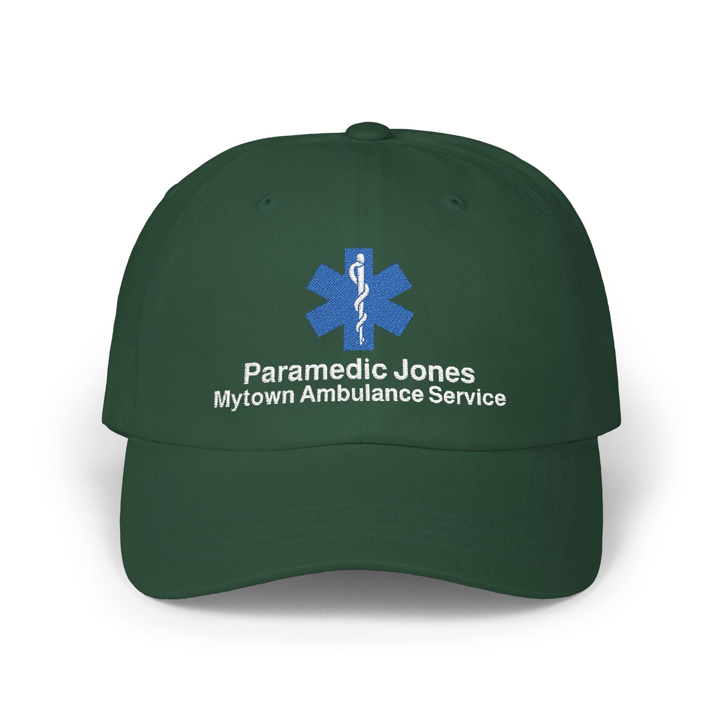 Custom Star of Life Baseball Cap